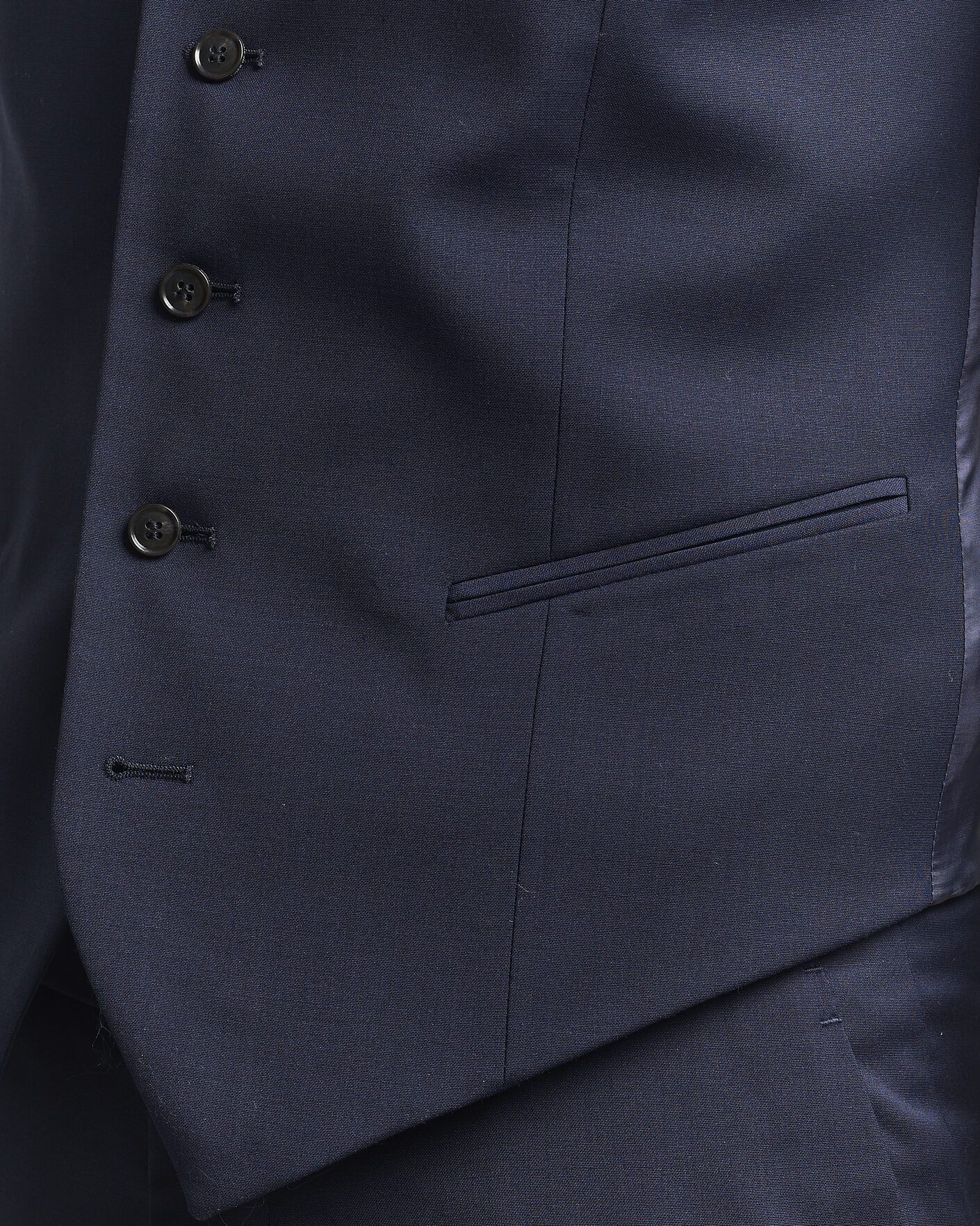 Homme | Gilets | Tiger of Sweden | Winston Wool Travel Waistcoat Royal Blue