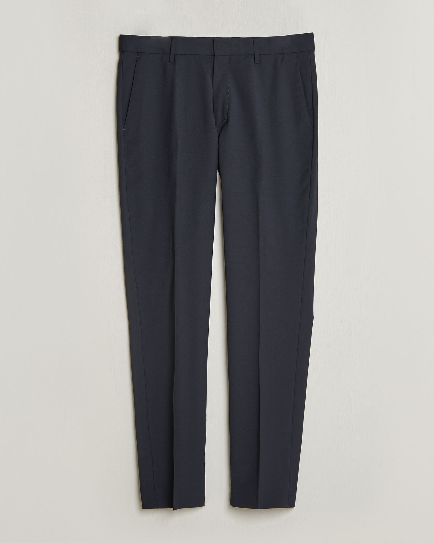 Homme | Pantalons | Tiger of Sweden | Tenuta Wool Travel Suit Trousers Dark Ink