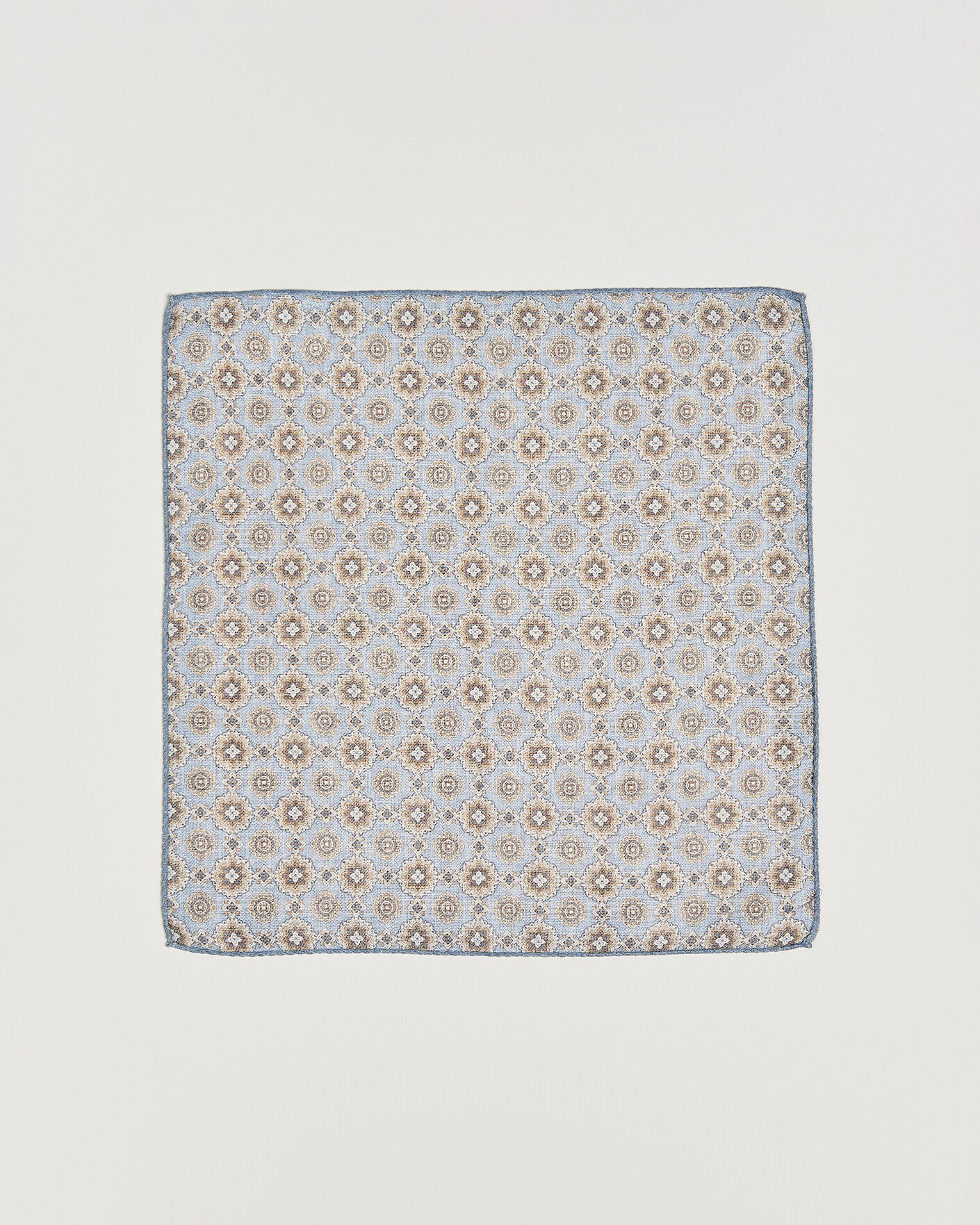 Homme | Pochettes De Costume | Amanda Christensen | Silk Shappe Double Faced Pocket Square Navy