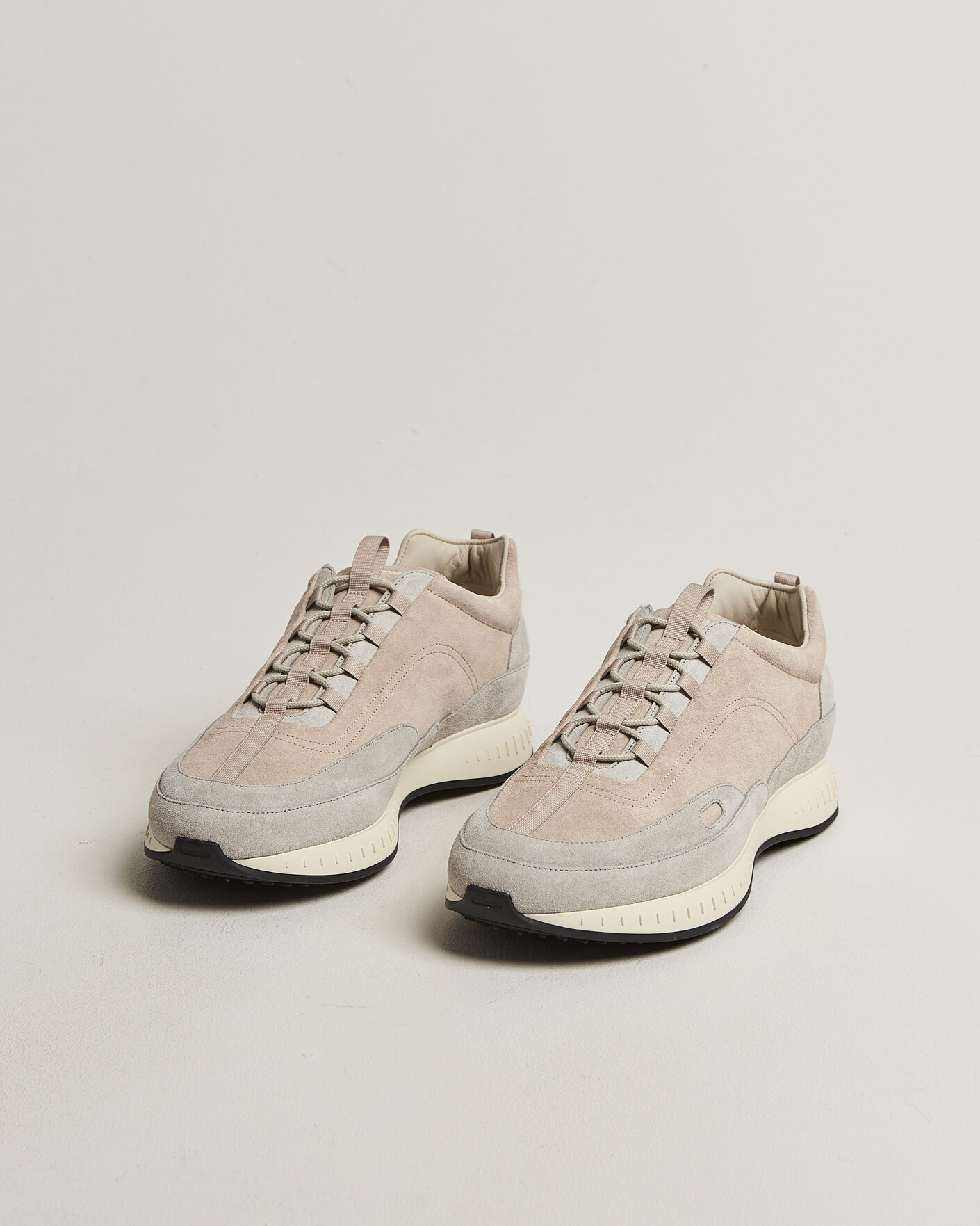 Homme | Baskets | John Lobb | Laced Running Sneakers Sand Suede