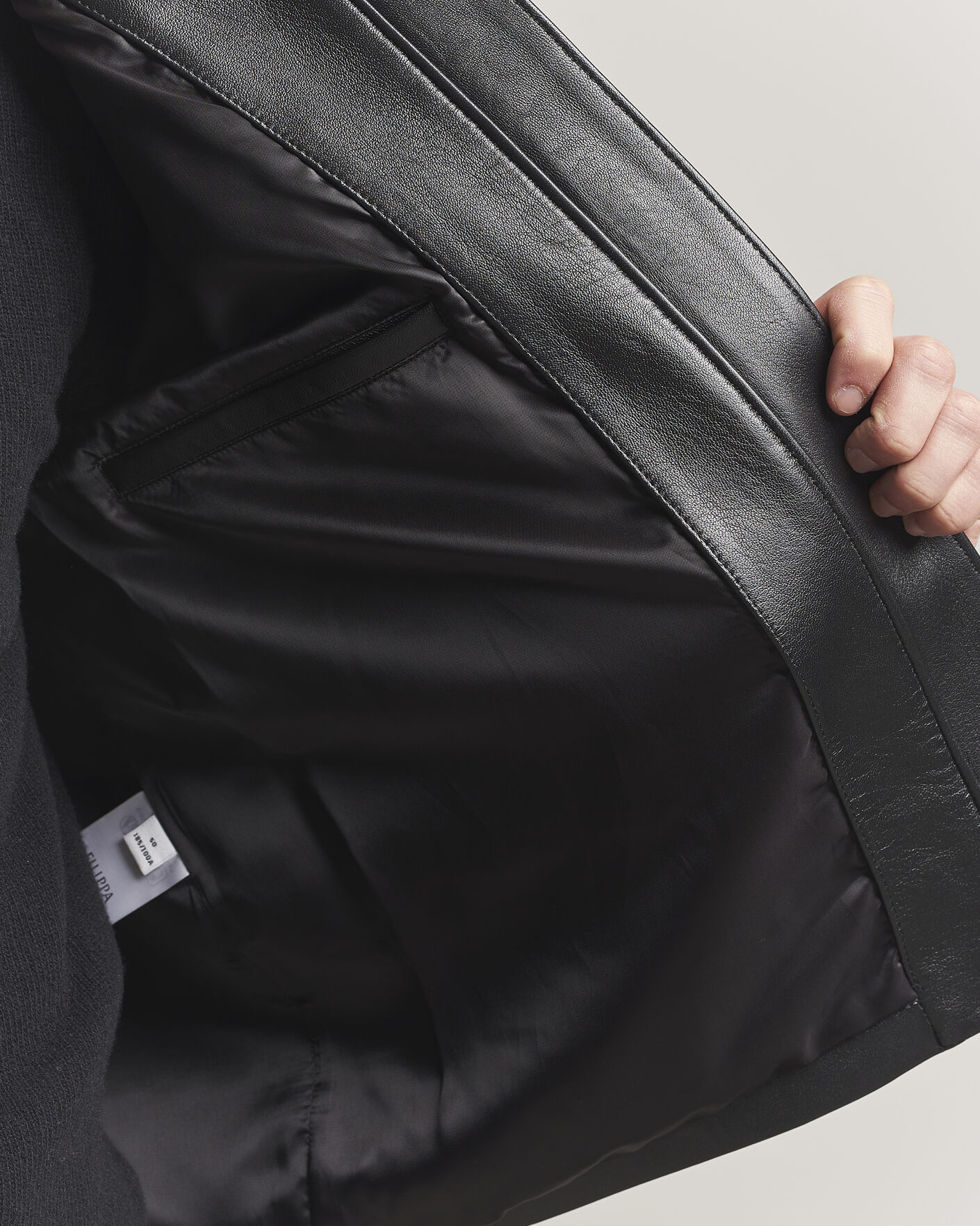 Homme | Manteaux Et Vestes | Filippa K | Leather Coach Jacket Black