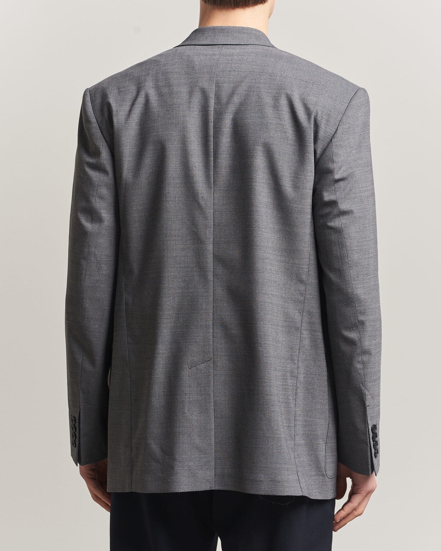 Homme | Blazers | Filippa K | Michael Wool Pinstriped Double Breasted  Blazer Mid Grey