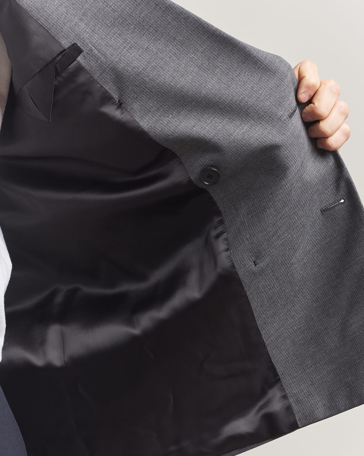 Homme | Blazers | Filippa K | Michael Wool Pinstriped Double Breasted  Blazer Mid Grey