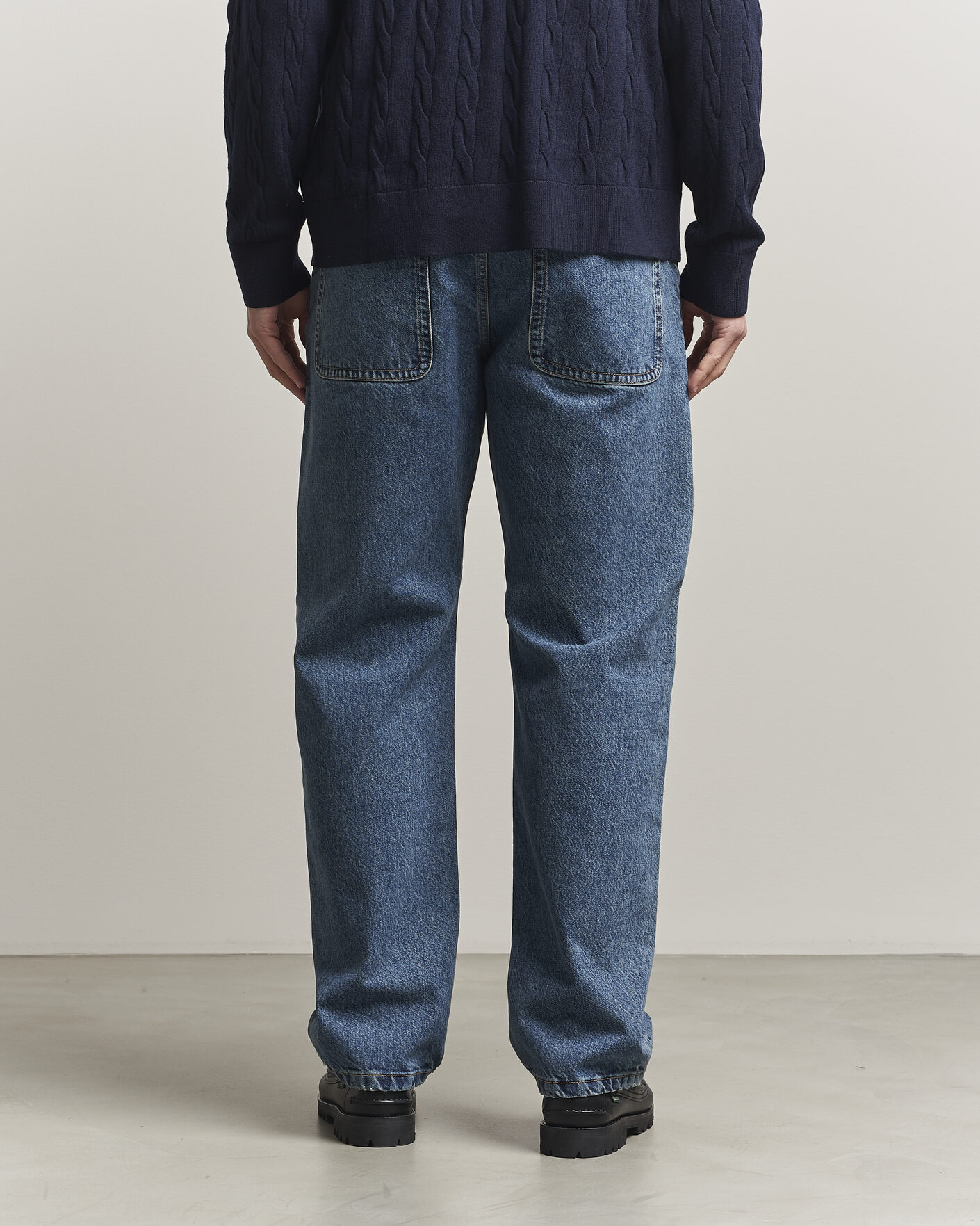 Homme | Jeans | Filippa K | Workwear Jeans Washed Mid Blue