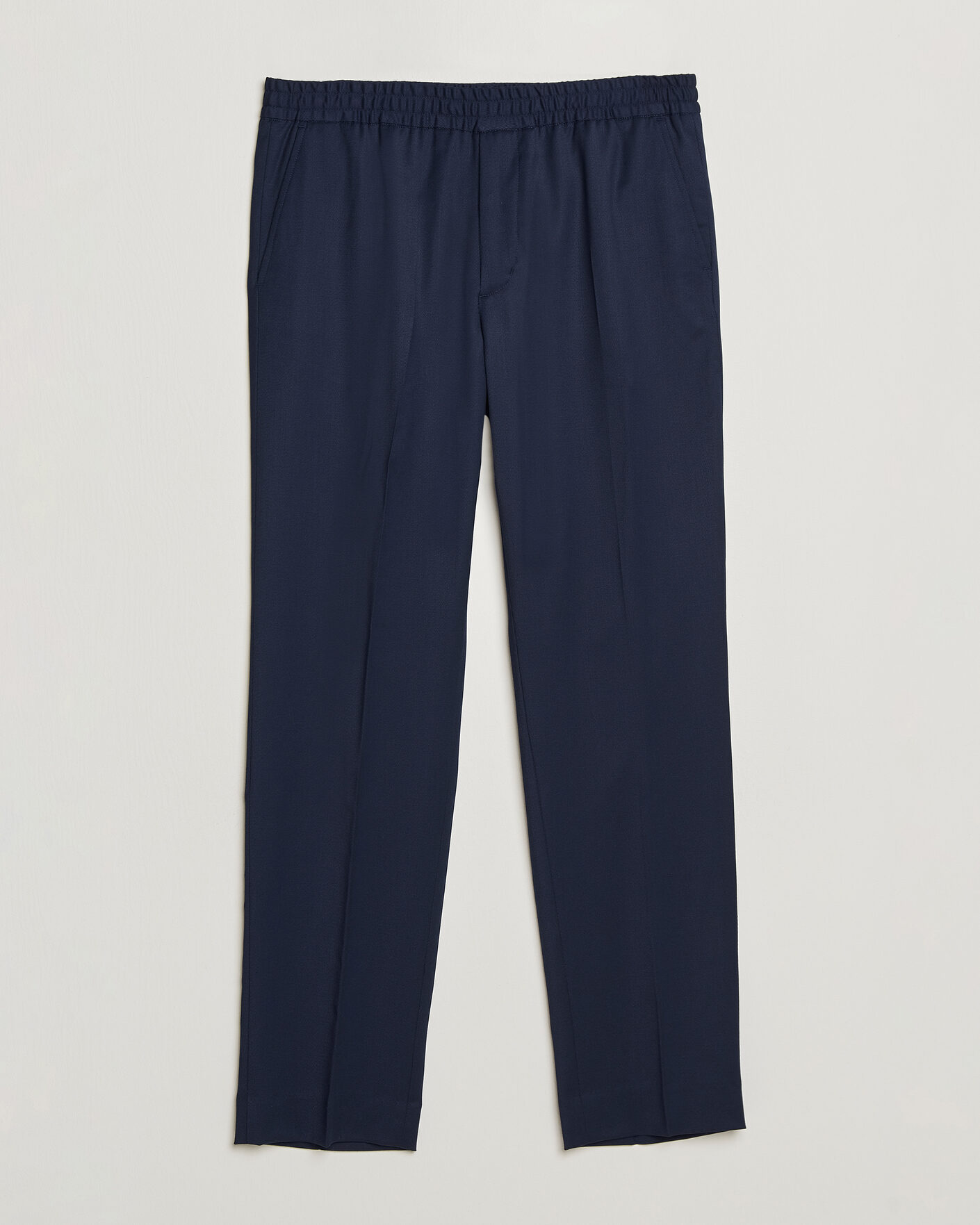 Homme | Pantalons | Filippa K | Theo Relaxed Wool Trousers Ink Navy