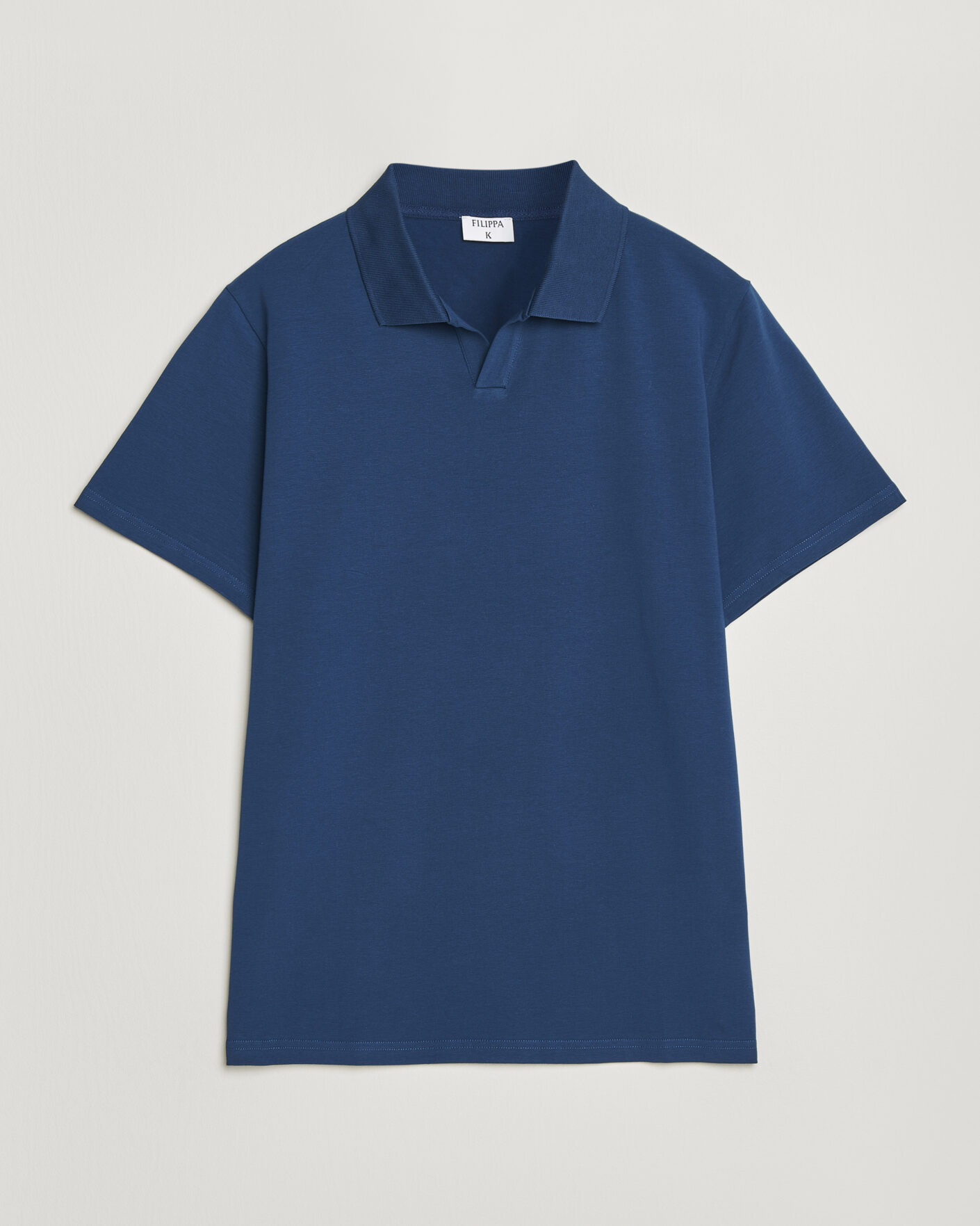 Homme | Polos | Filippa K | Soft Lycra Polo T-Shirt Night Teal