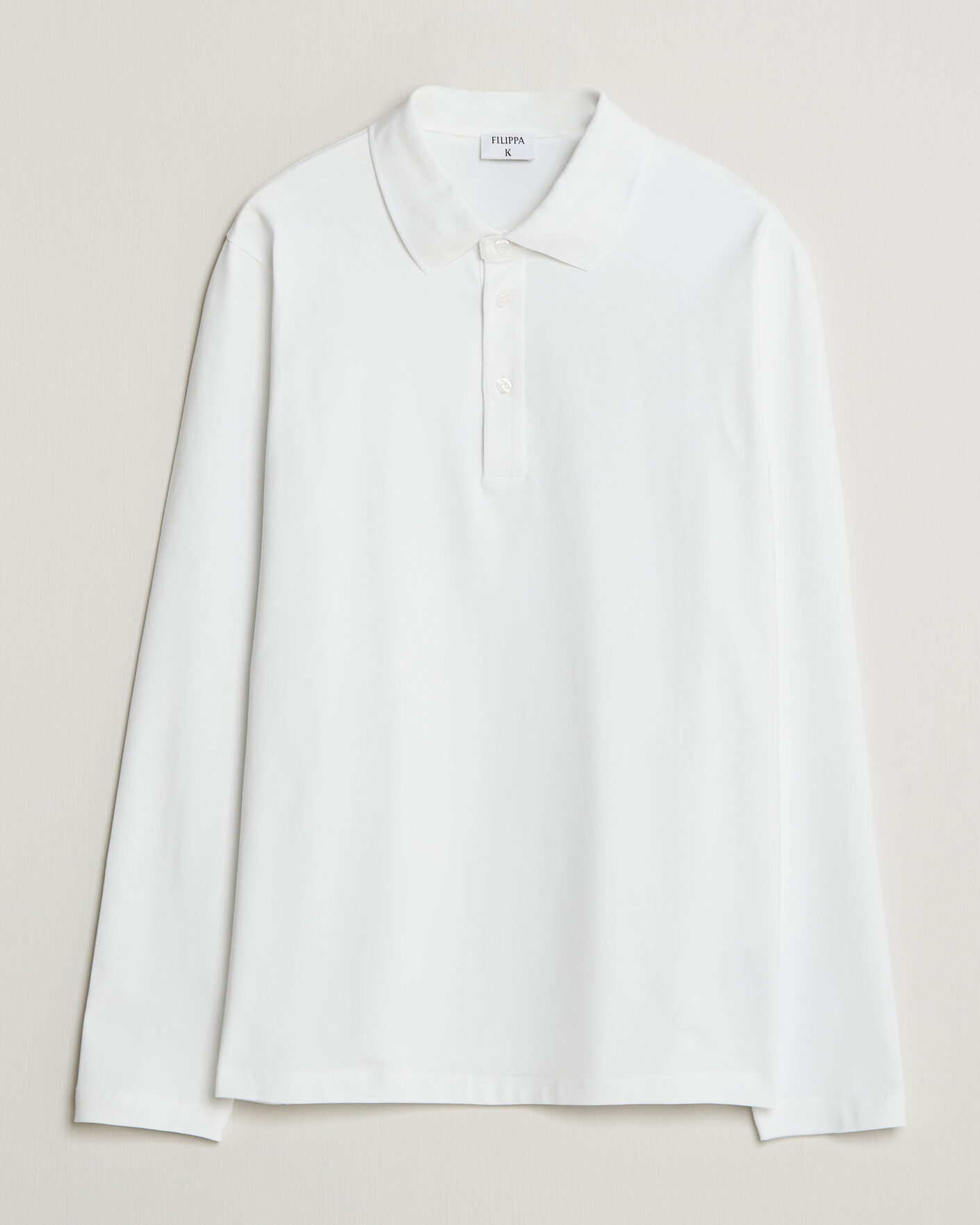 Homme | Polos | Filippa K | Luke Stretch Polo Shirt White