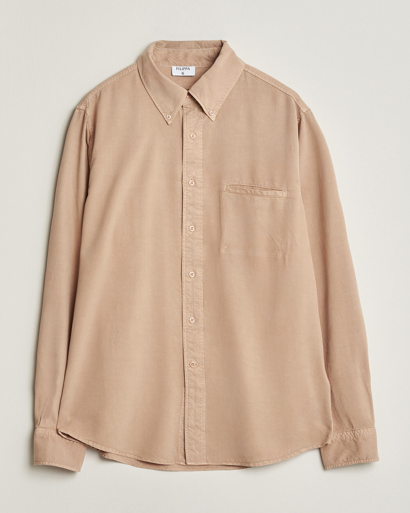Homme | Chemises | Filippa K | Zack Lyocell Shirt Beige