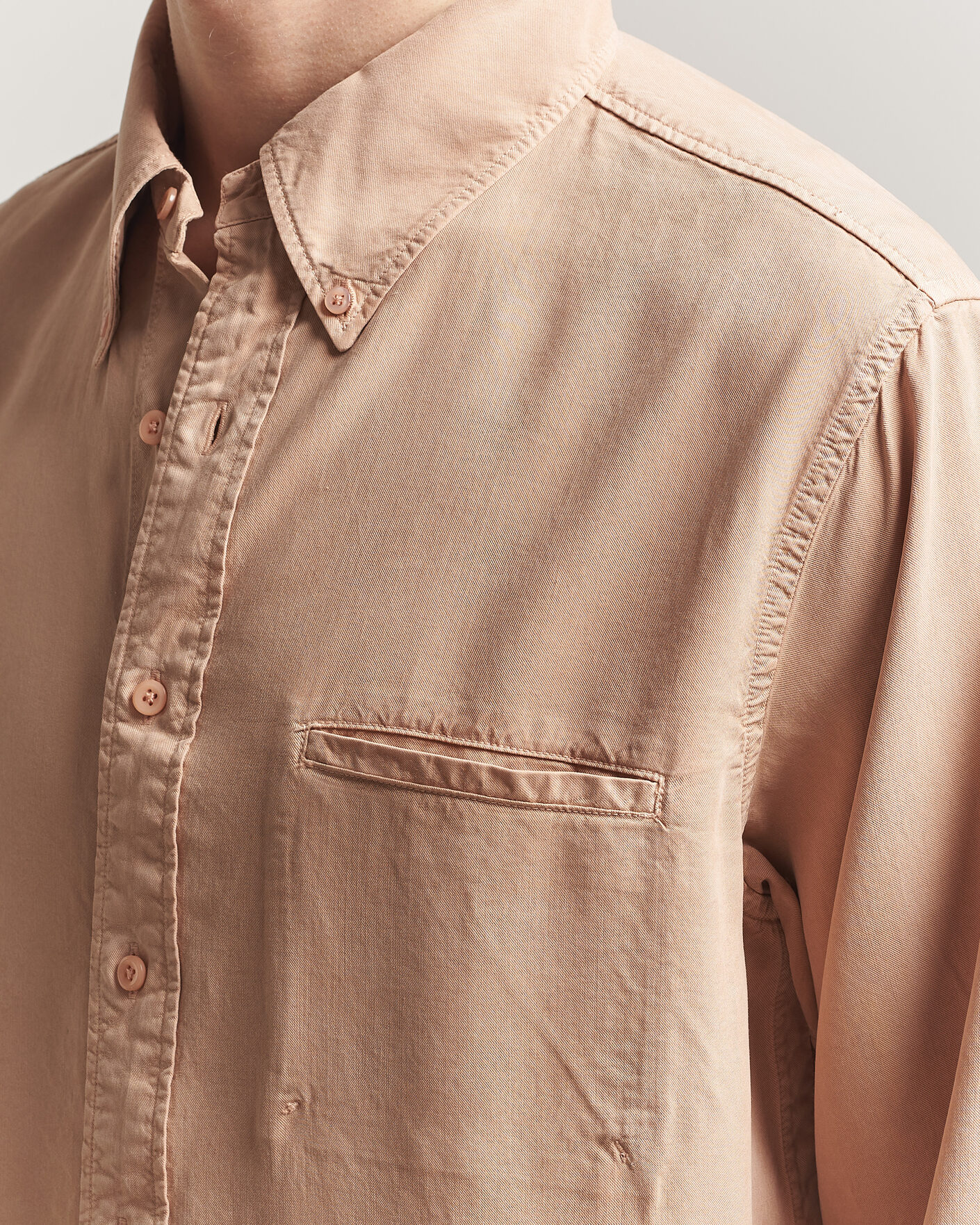 Homme | Chemises | Filippa K | Zack Lyocell Shirt Beige