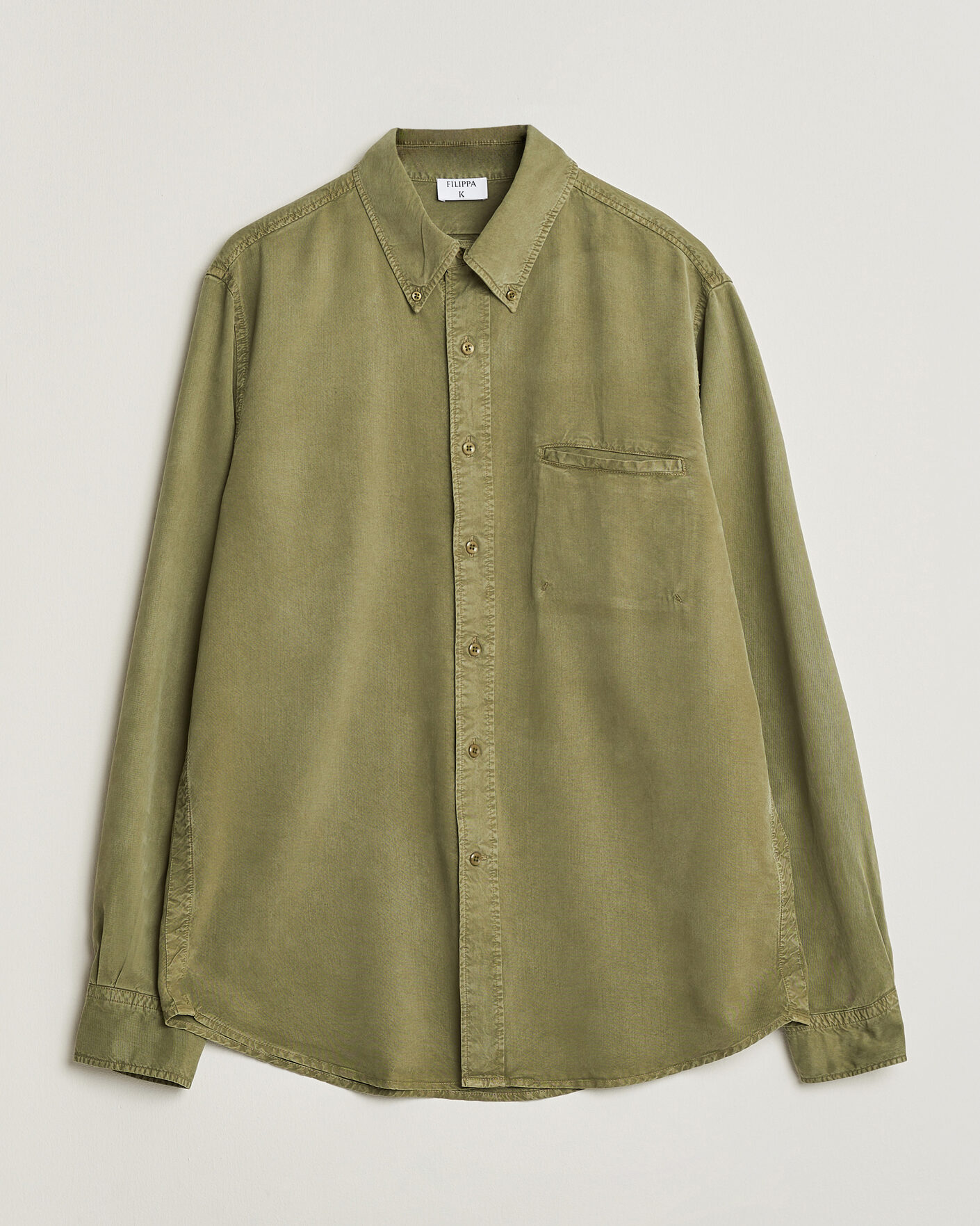 Homme | Chemises | Filippa K | Zack Lyocell Shirt Laurel Green