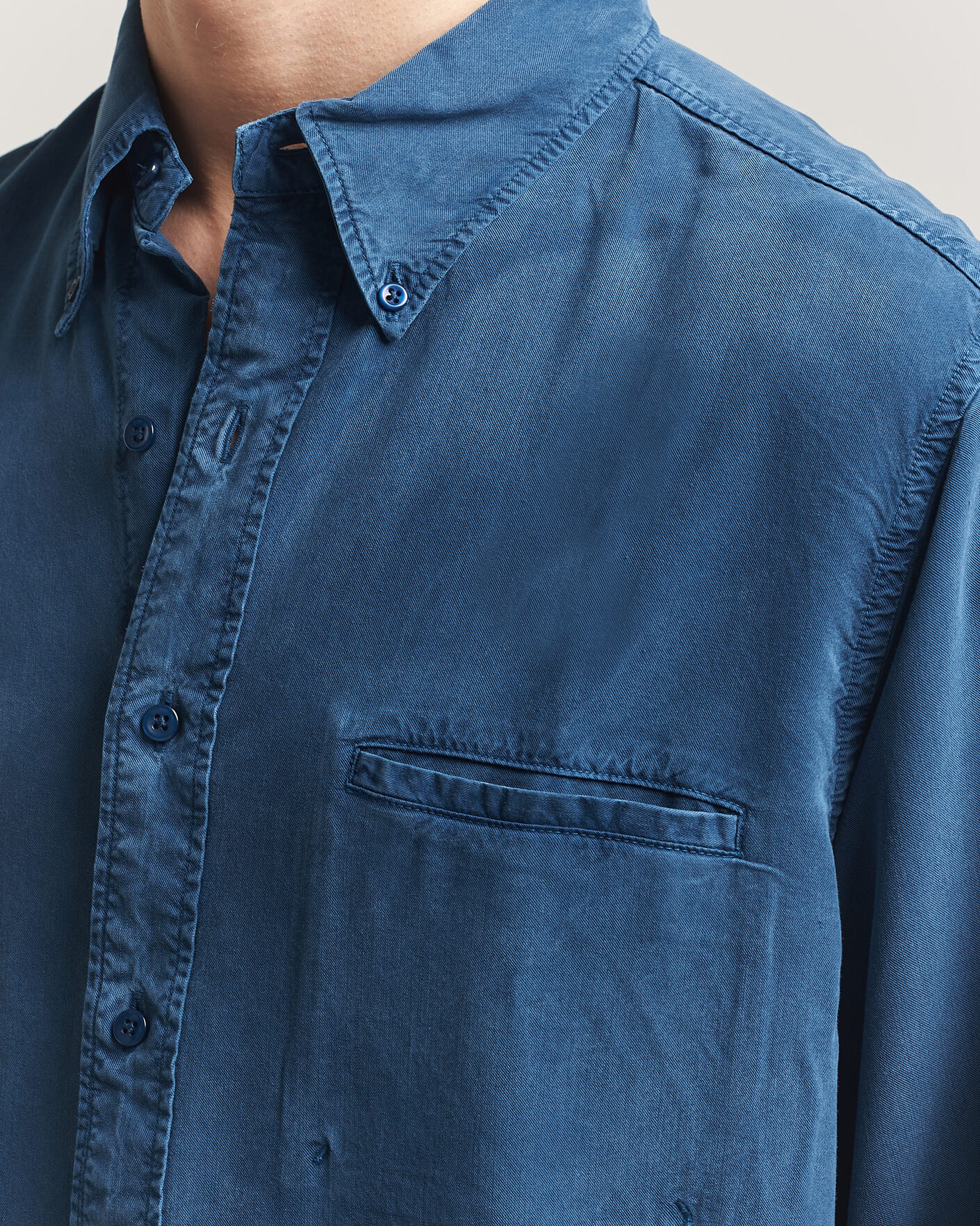 Homme | Chemises | Filippa K | Zack Lyocell Shirt Night Teal