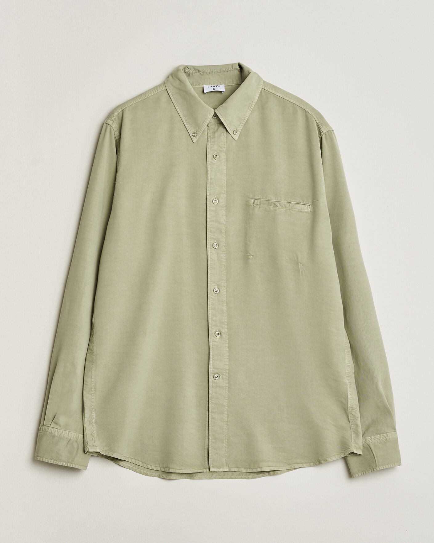 Homme | Chemises | Filippa K | Zack Lyocell Shirt Light Green