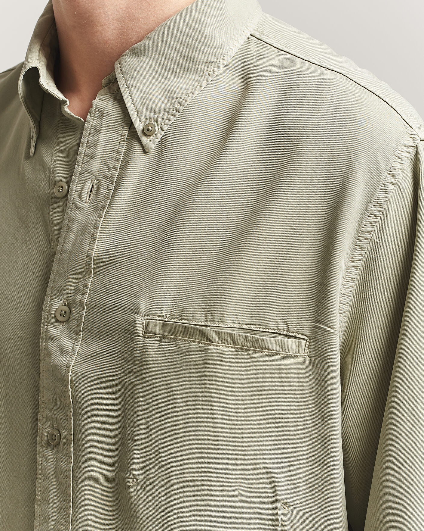 Homme | Chemises | Filippa K | Zack Lyocell Shirt Light Green