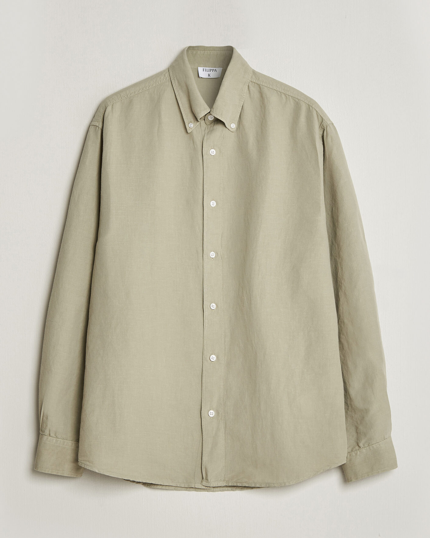 Homme | Chemises | Filippa K | Relaxed Cotton/Linen Shirt Light Green