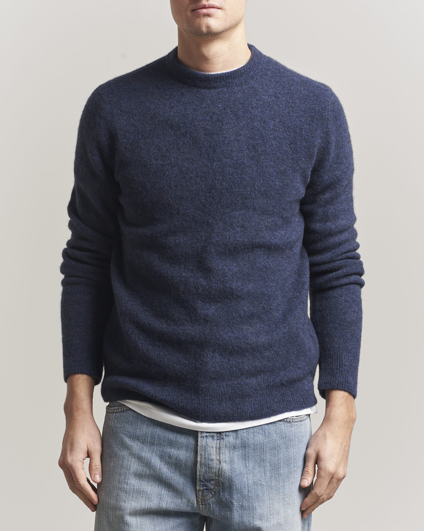Homme | Pulls Et Tricots | Filippa K | Yak Knitted Sweater Night Teal