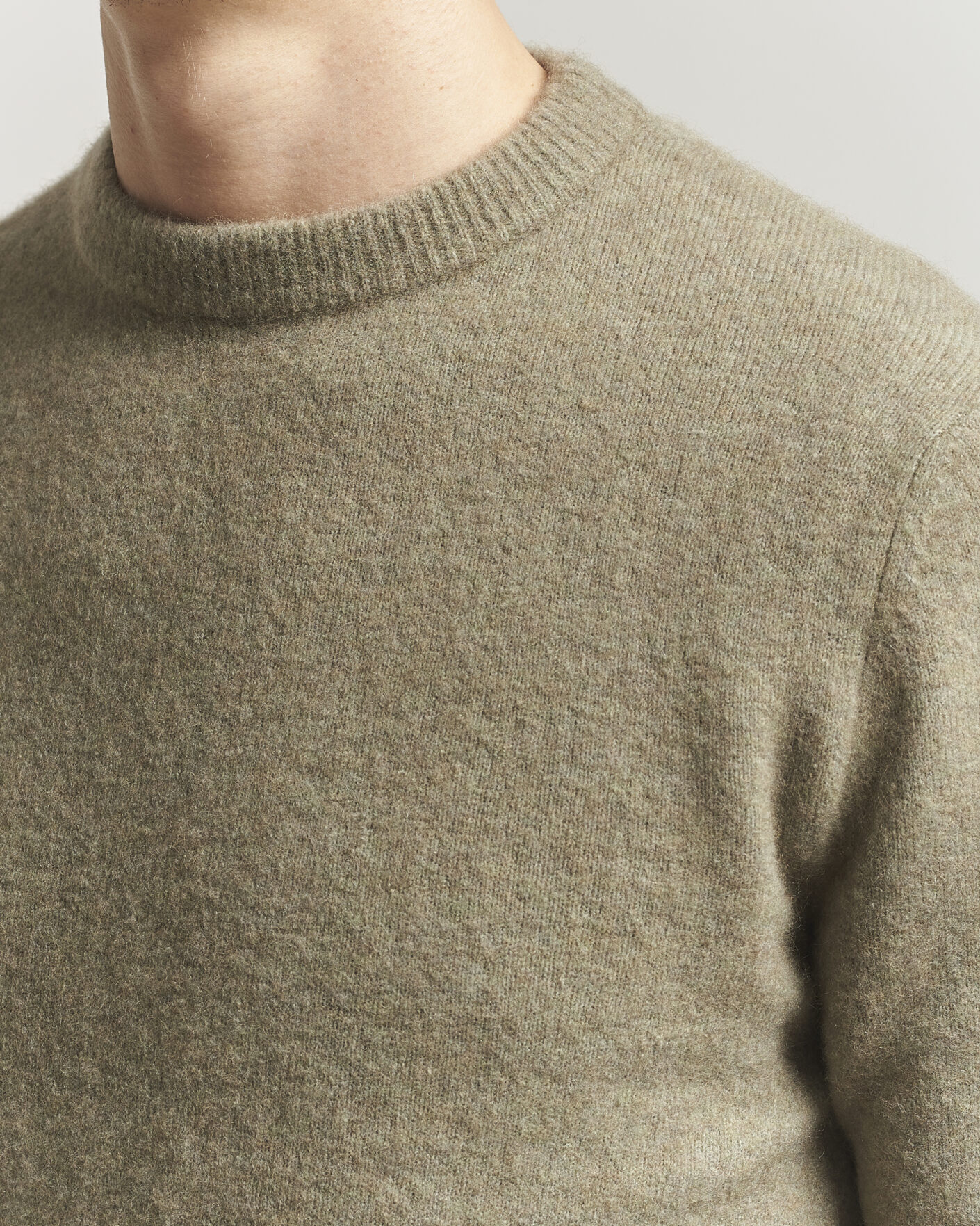 Homme | Pulls Et Tricots | Filippa K | Yak Knitted Sweater Light Green