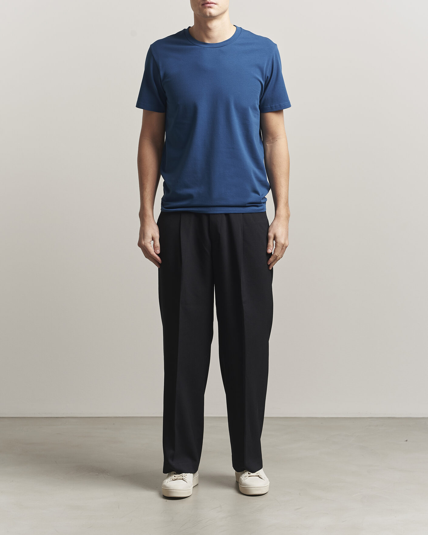 Homme | T-shirts | Filippa K | Soft Lycra T-Shirt Night Teal