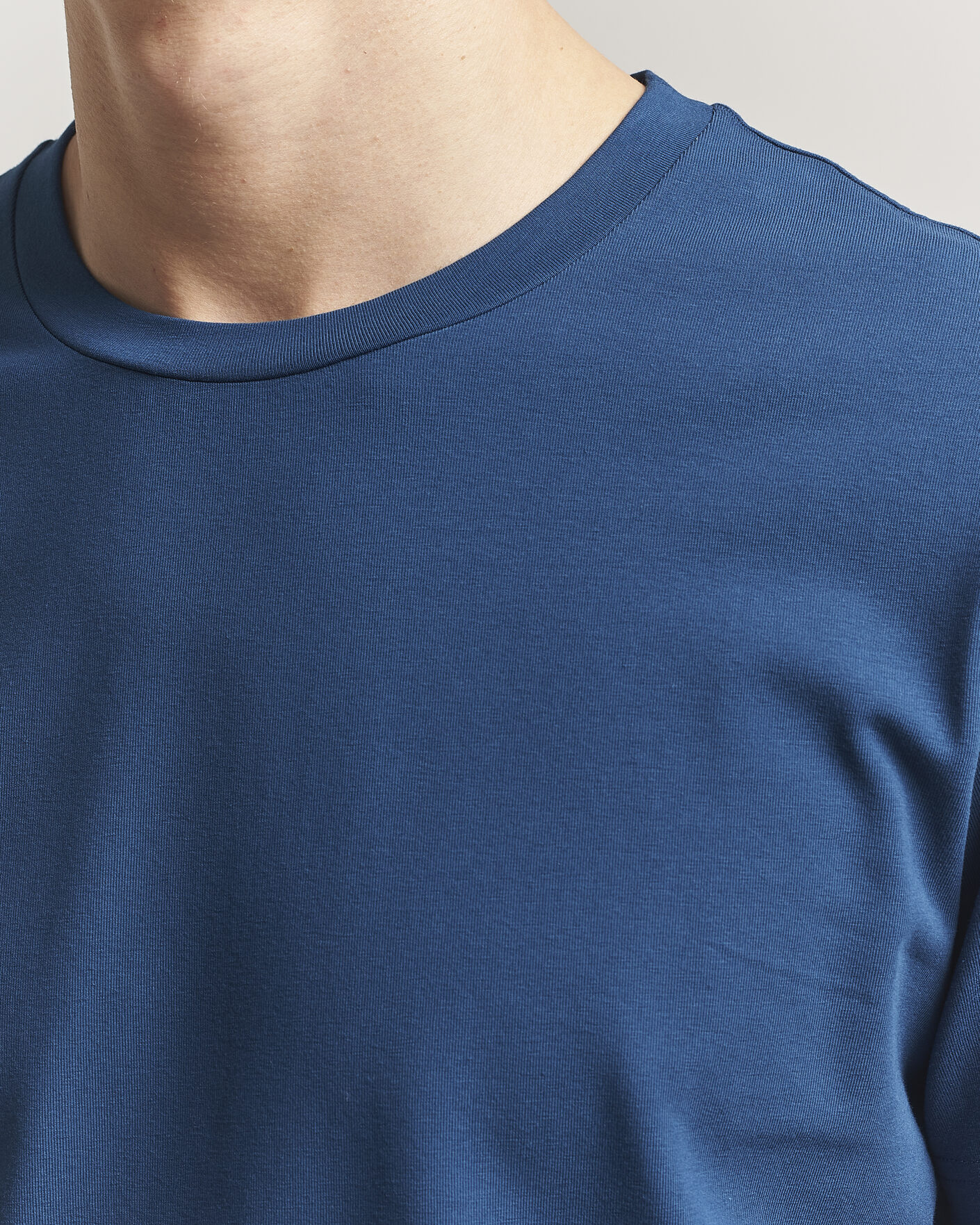 Homme | T-shirts | Filippa K | Soft Lycra T-Shirt Night Teal