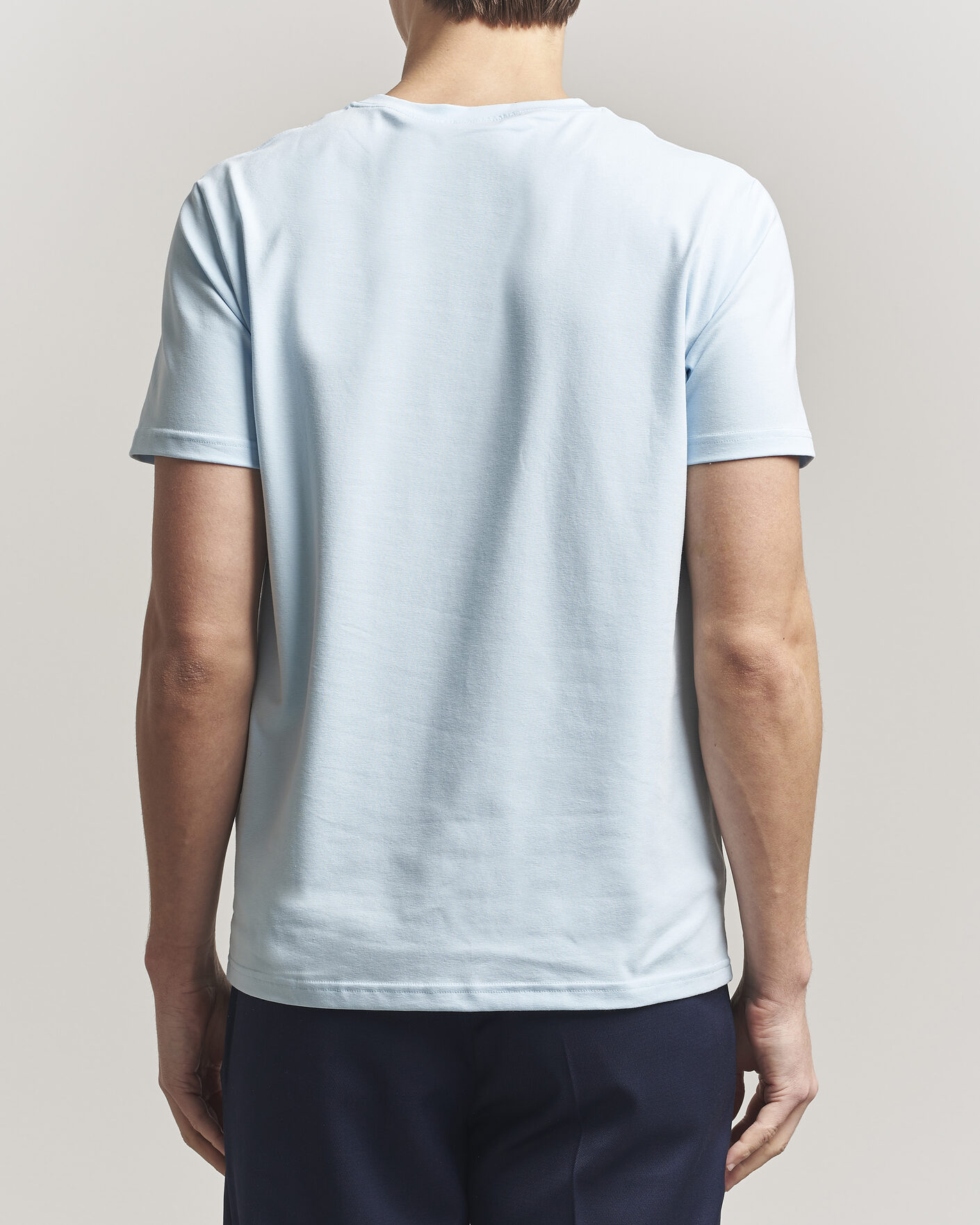 Homme | T-shirts | Filippa K | Soft Lycra T-Shirt Frost Blue