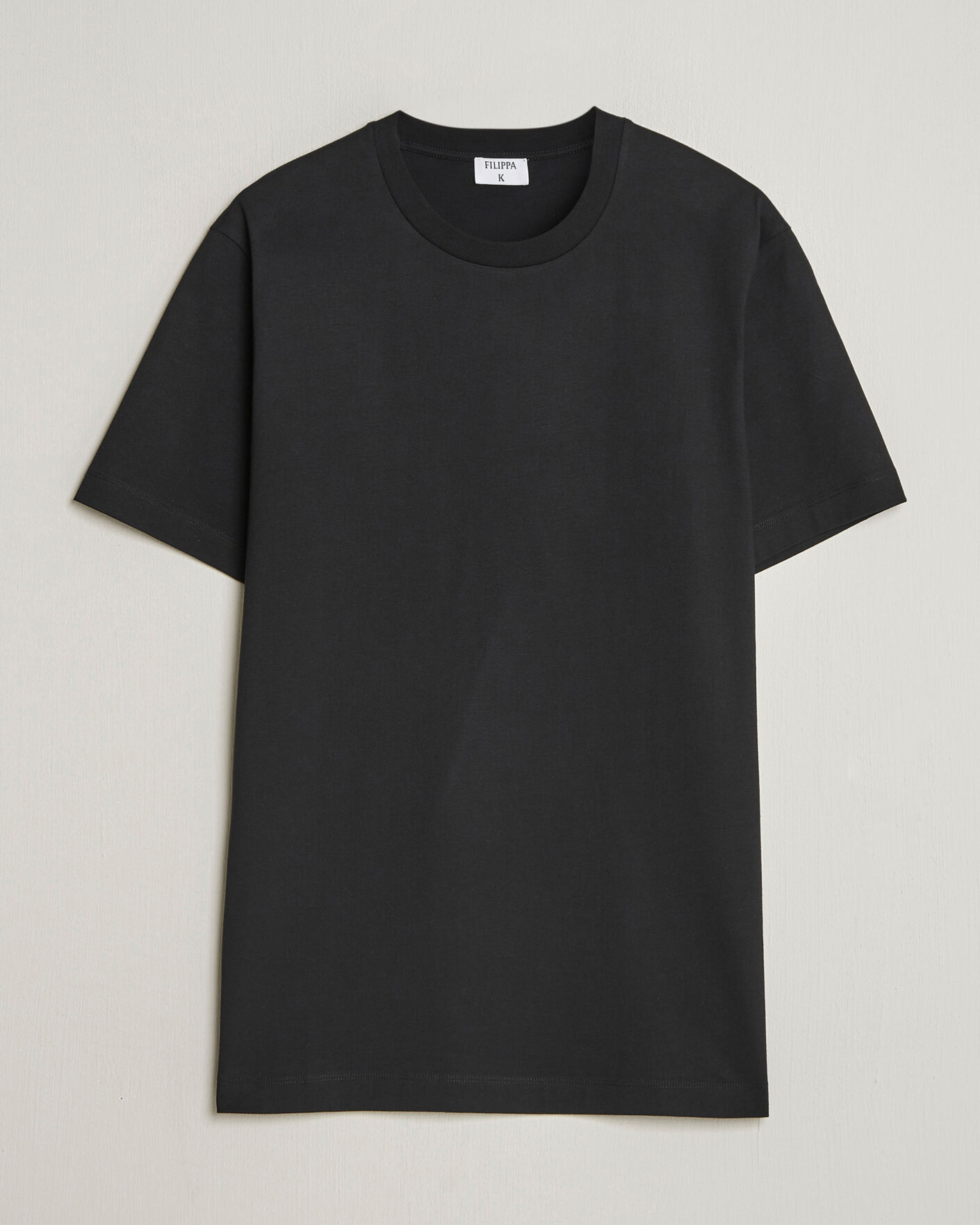 Homme | T-shirts | Filippa K | Filip Crew Neck T-Shirt Black