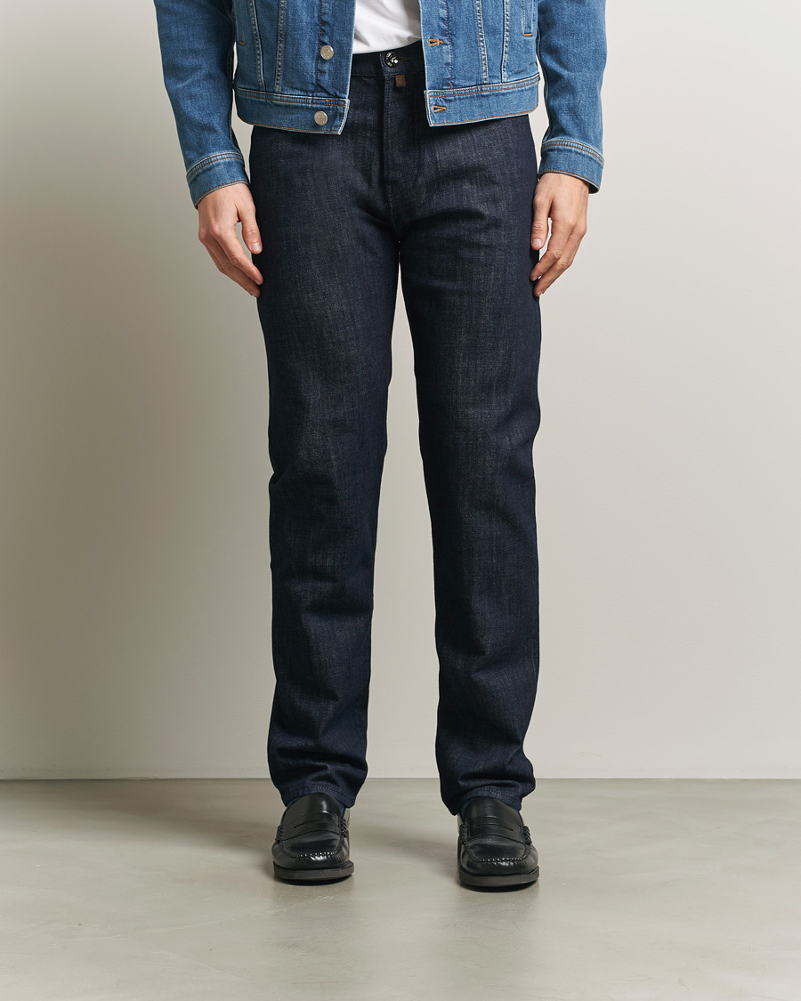 Homme | Pantalons | Jacob Cohën | Edos Regular Straight Fit Stretch Jeans Dark Blue