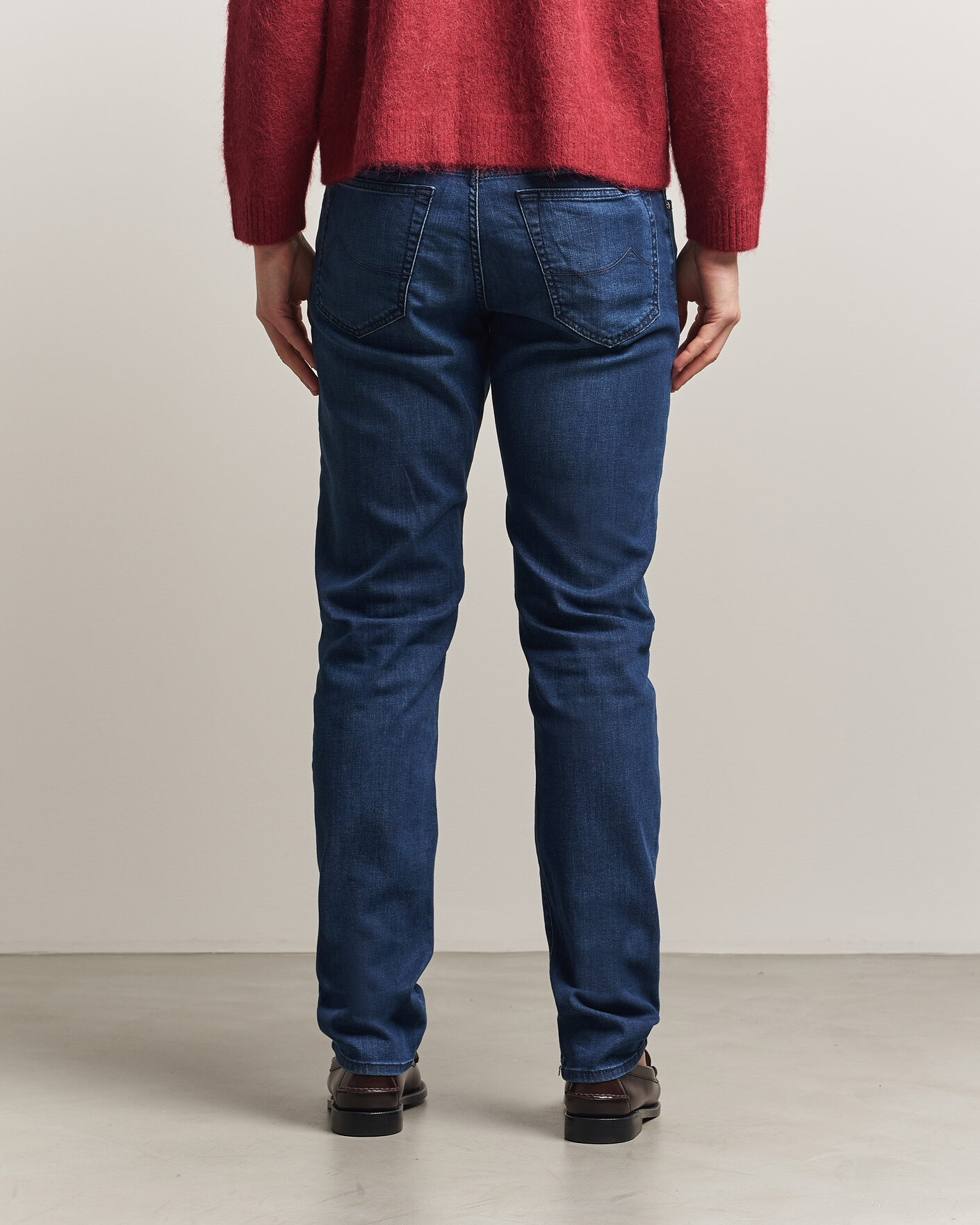 Homme | Jeans | Jacob Cohën | Bard Slim Fit Stretch Jeans Mid Blue