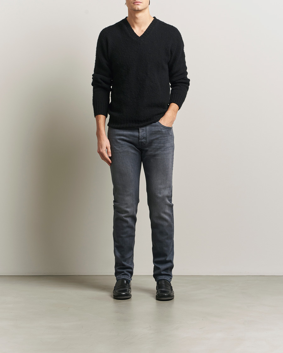 Homme | Pantalons | Jacob Cohën | Bard Slim Fit Stretch Jeans Mid Grey