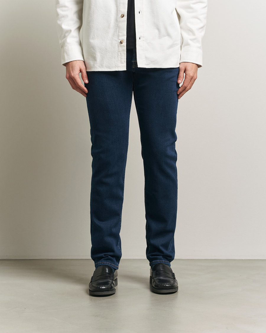 Homme | Pantalons | Jacob Cohën | Bard Slim Fit Stretch Jeans Dark Blue