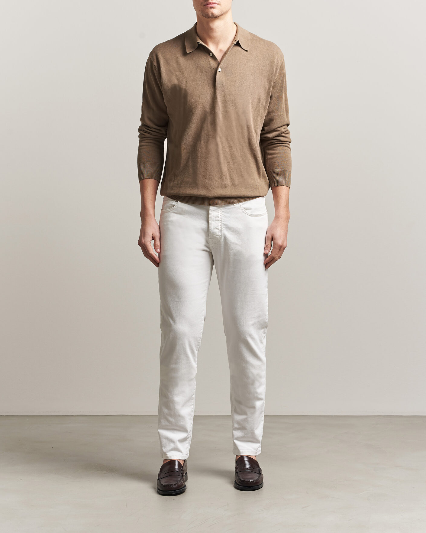 Homme | Jeans | Jacob Cohën | Bard Slim Fit Bull Stretch Jeans White