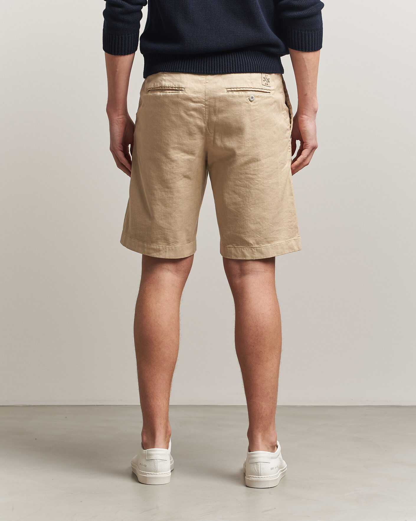 Homme | Shorts | Jacob Cohën | George Stretch Linen Shorts Beige
