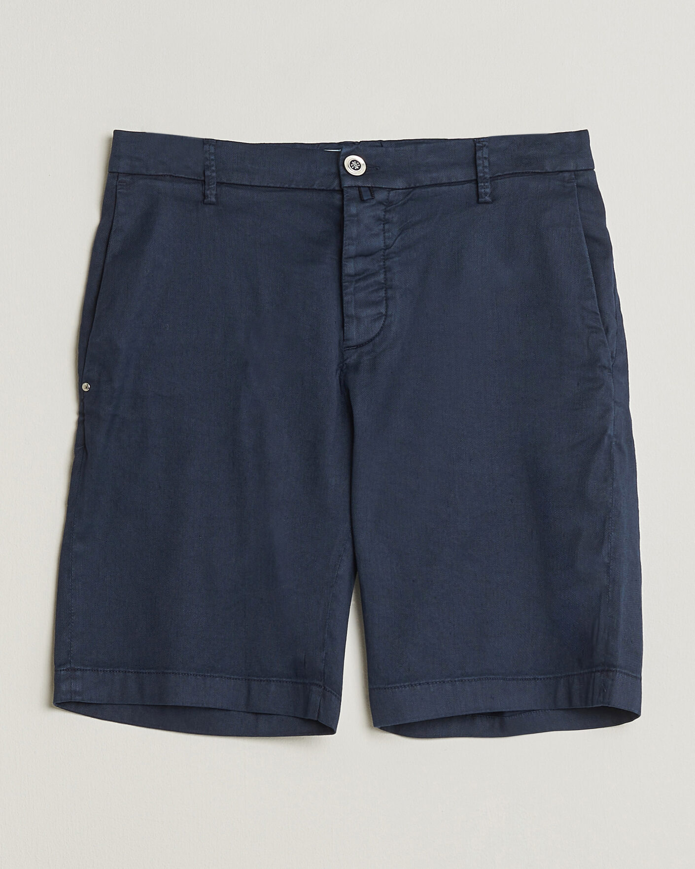 Homme | Shorts | Jacob Cohën | George Stretch Linen Shorts Navy