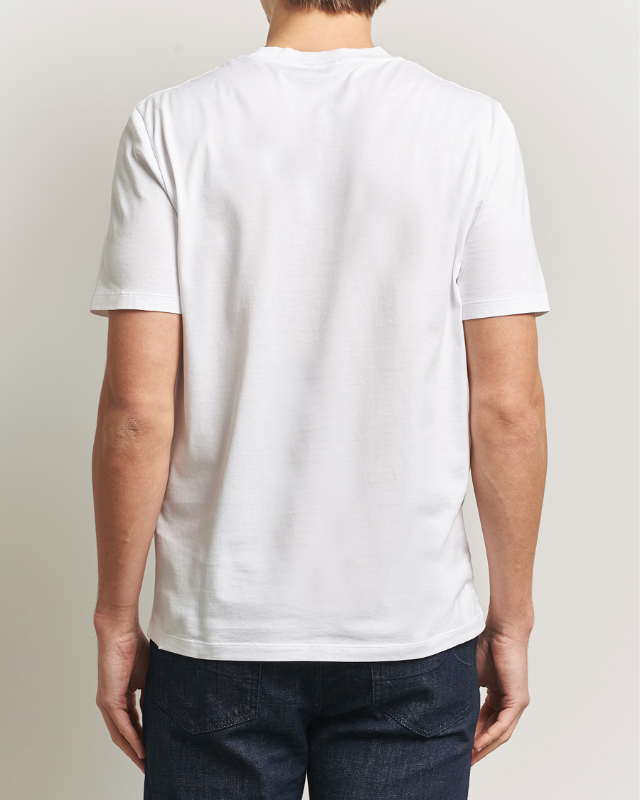 Homme | T-shirts | Jacob Cohën | Cotton Logo T-Shirt White