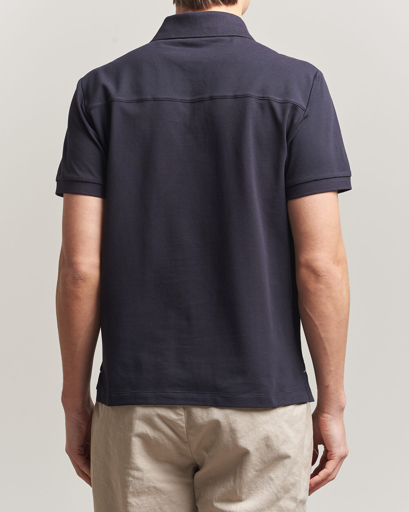 Homme | Polos | Jacob Cohën | Cotton Polo Piquet Navy Blue