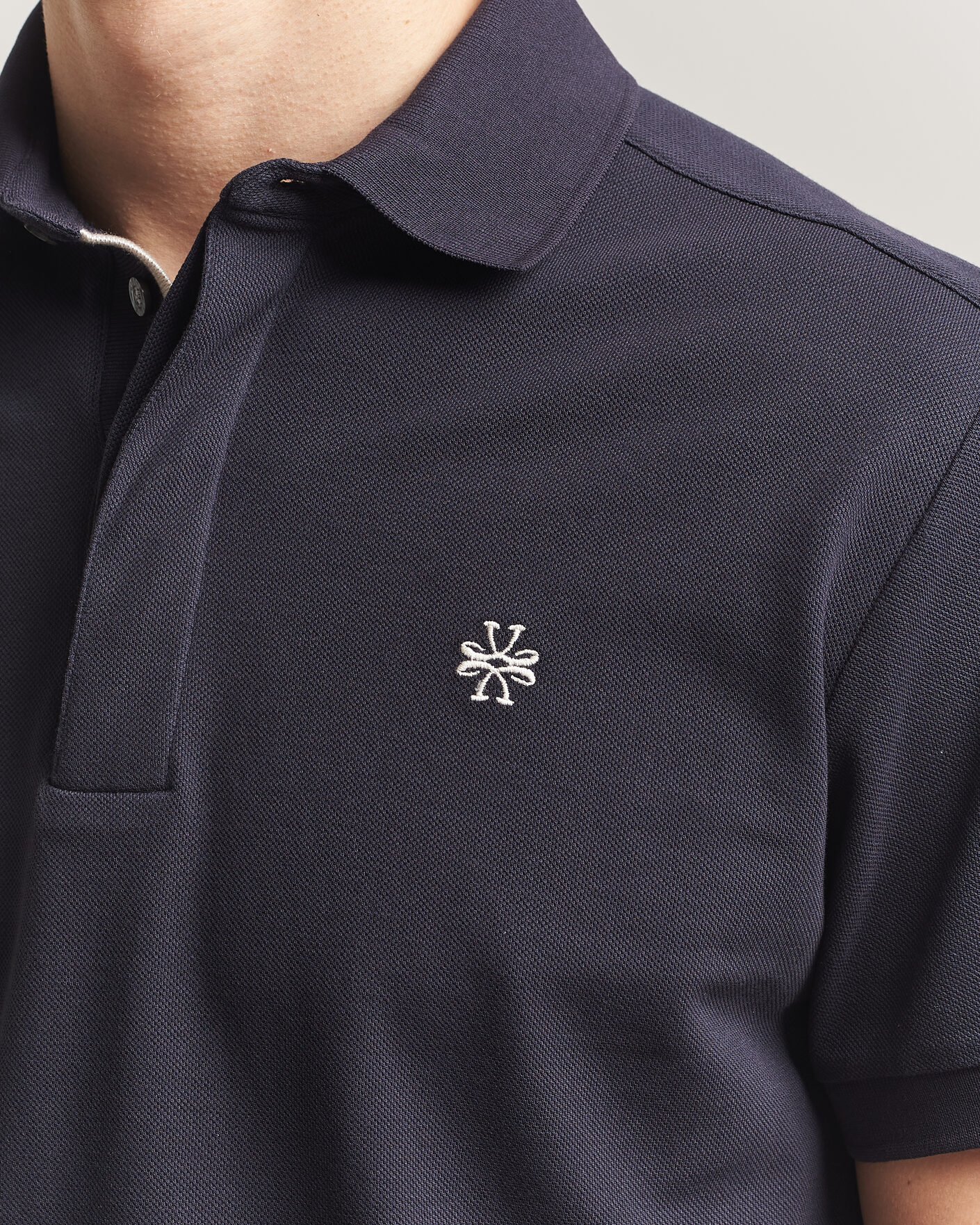 Homme | Polos | Jacob Cohën | Cotton Polo Piquet Navy Blue