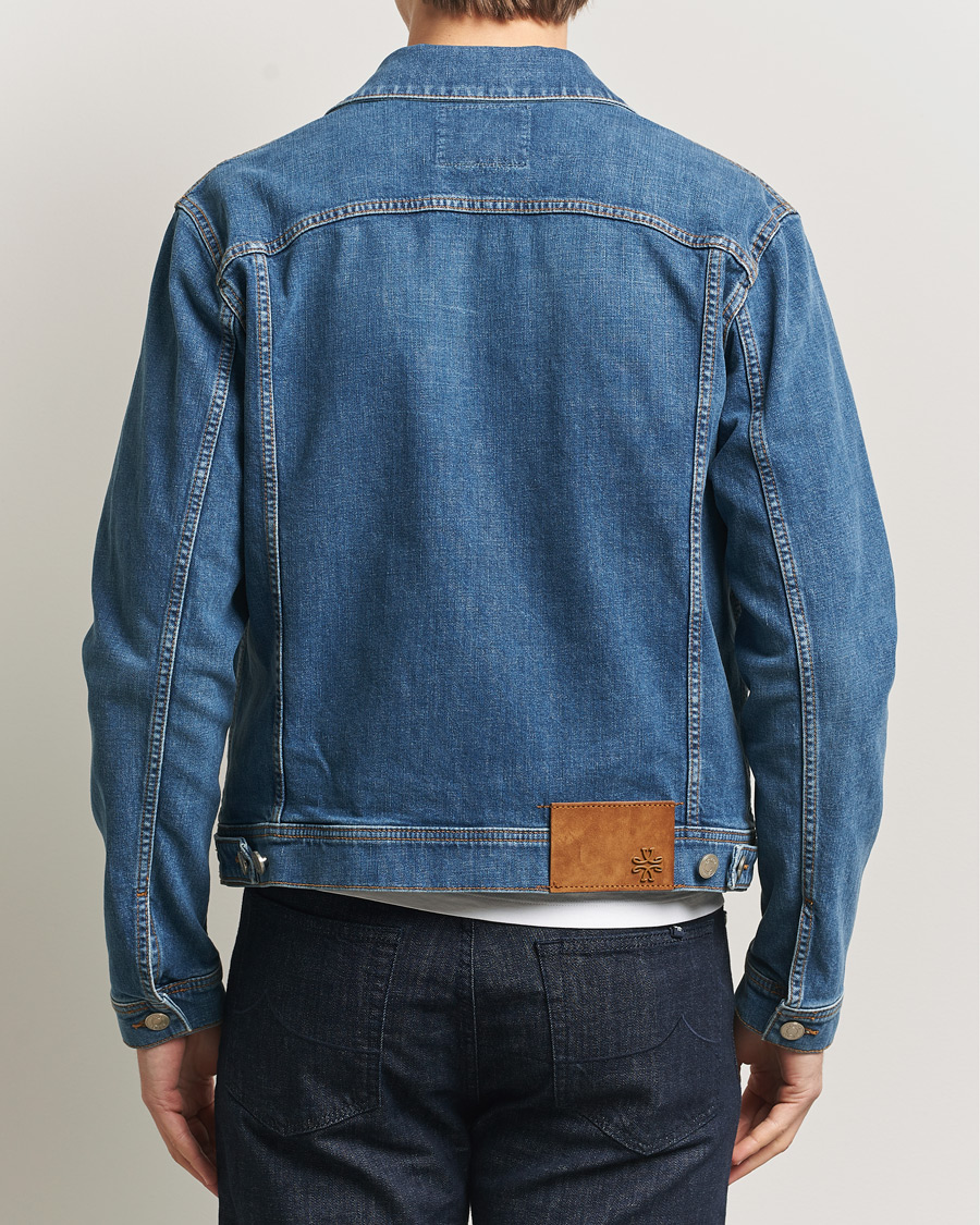 Homme | Manteaux Et Vestes | Jacob Cohën | Denim Trucker Jacket Mid Blue
