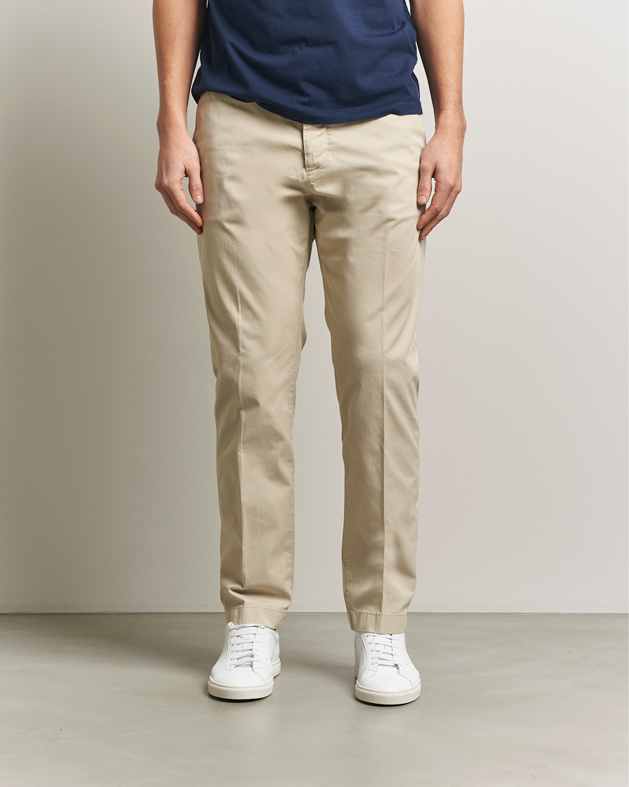 Homme | Pantalons | Jacob Cohën | John Chino Light Beige