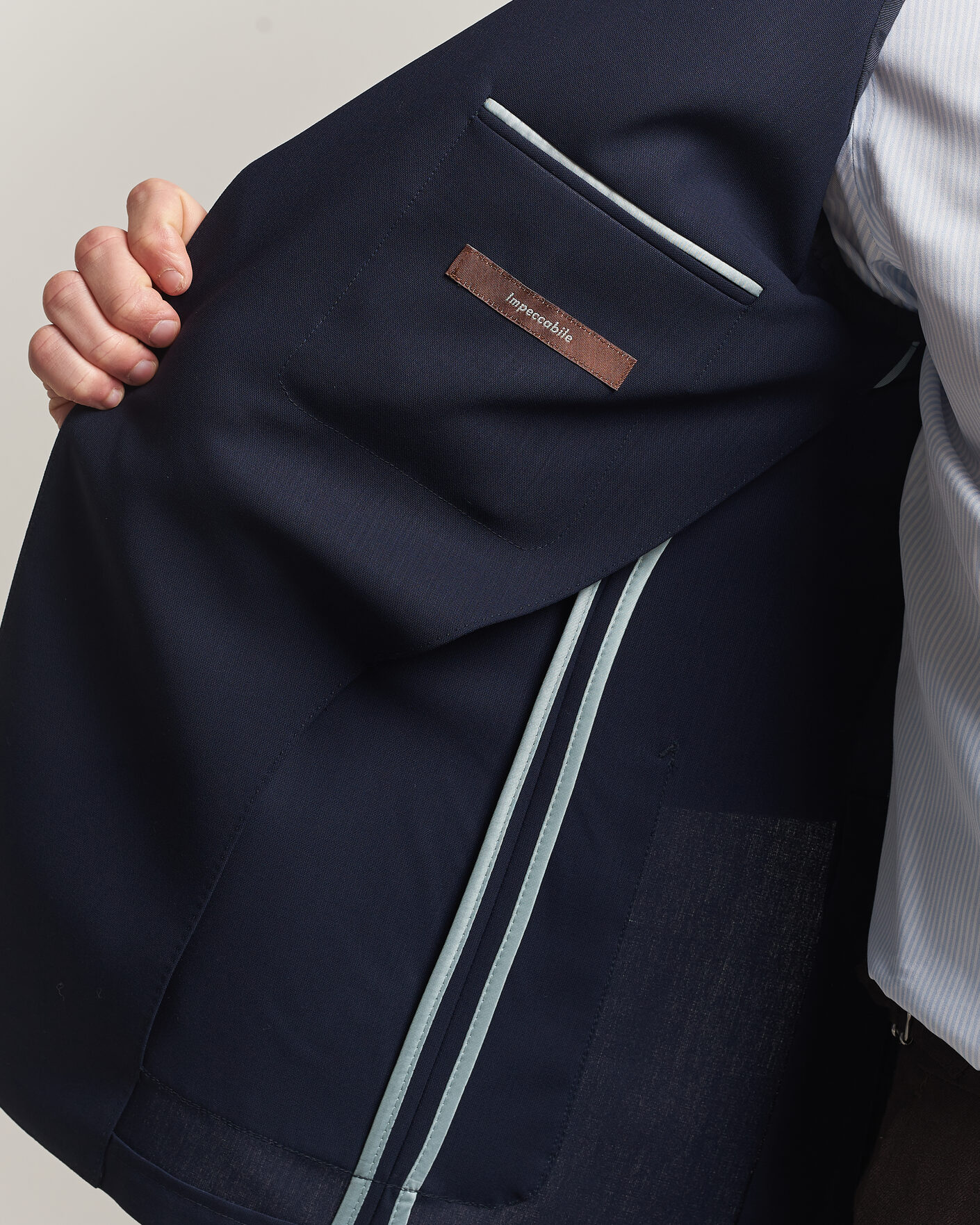 Homme | Blazers | Canali | Unconstructed Impeccabile Wool Blazer Navy