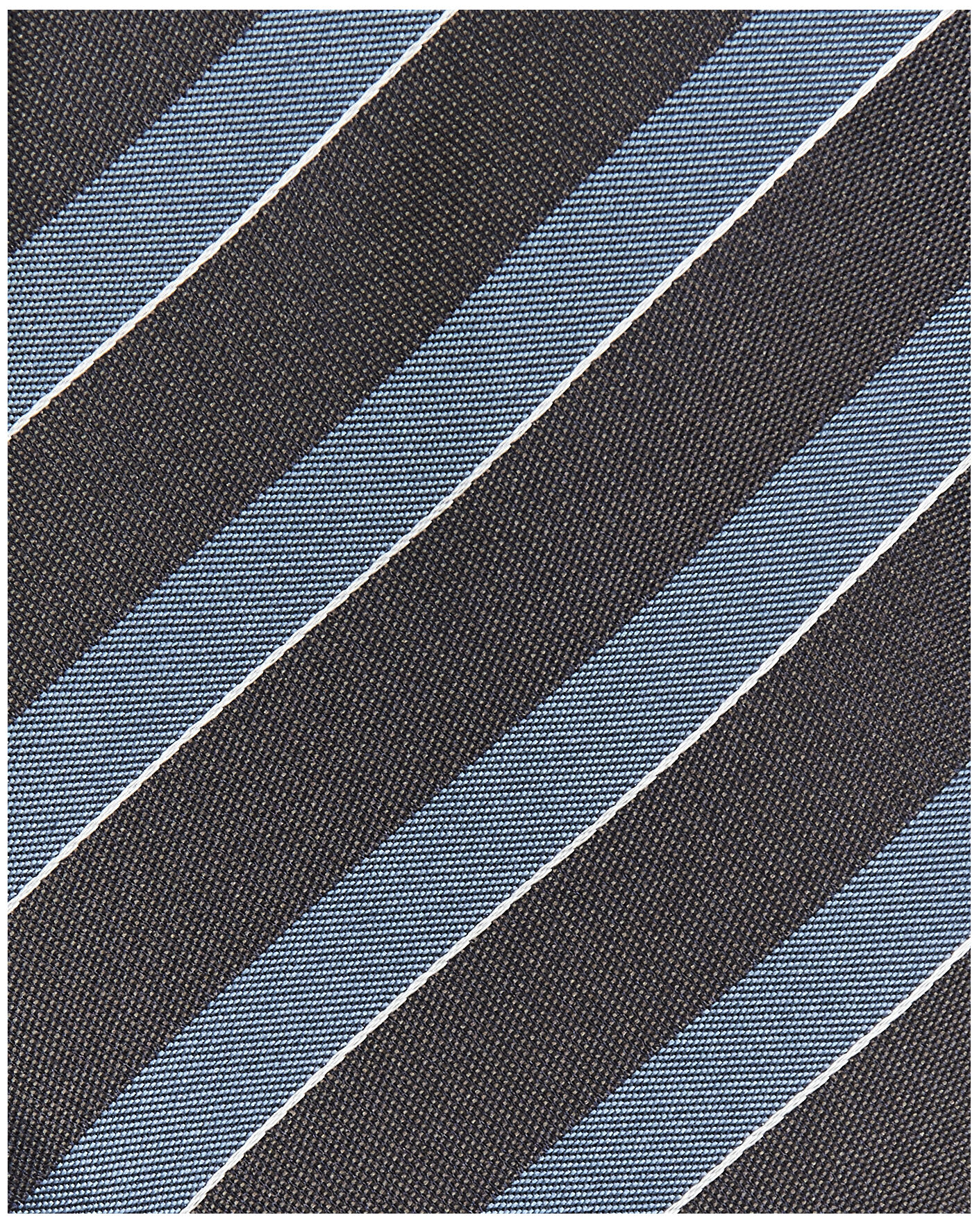 Homme | Cravates | Canali | Regimental Stripe Silk Tie Brown/Blue