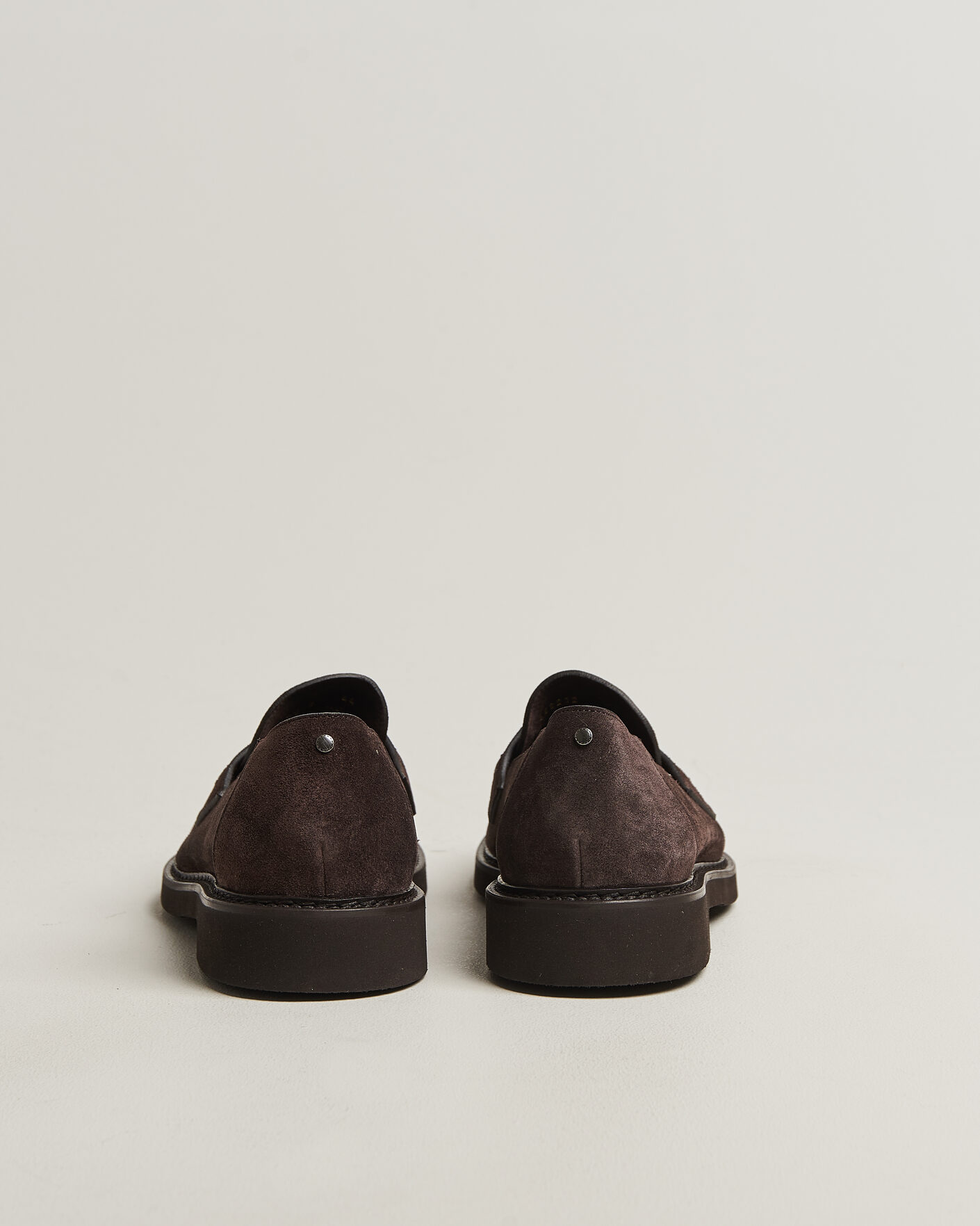 Homme | Loafers | Canali | Penny Loafers Dark Brown Suede