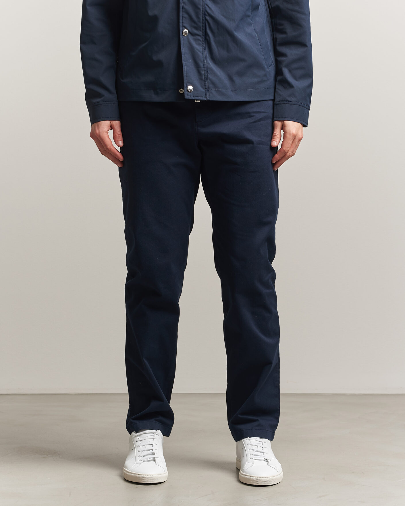 Homme | Pantalons | J.Lindeberg | Chaze Cotton Stretch Pants JL Navy