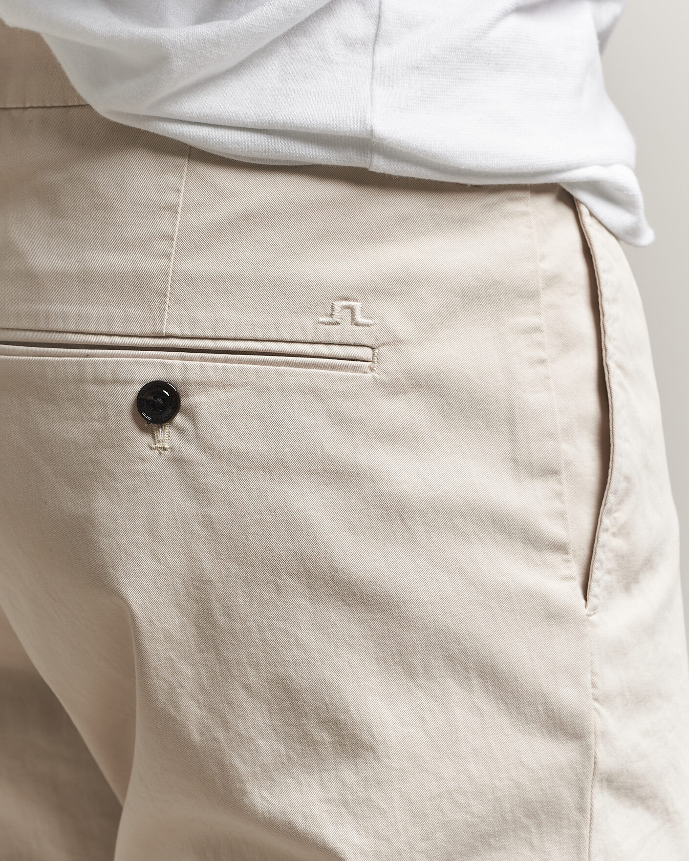 Homme | Pantalons | J.Lindeberg | Chaze Cotton Stretch Pants Moonbeam