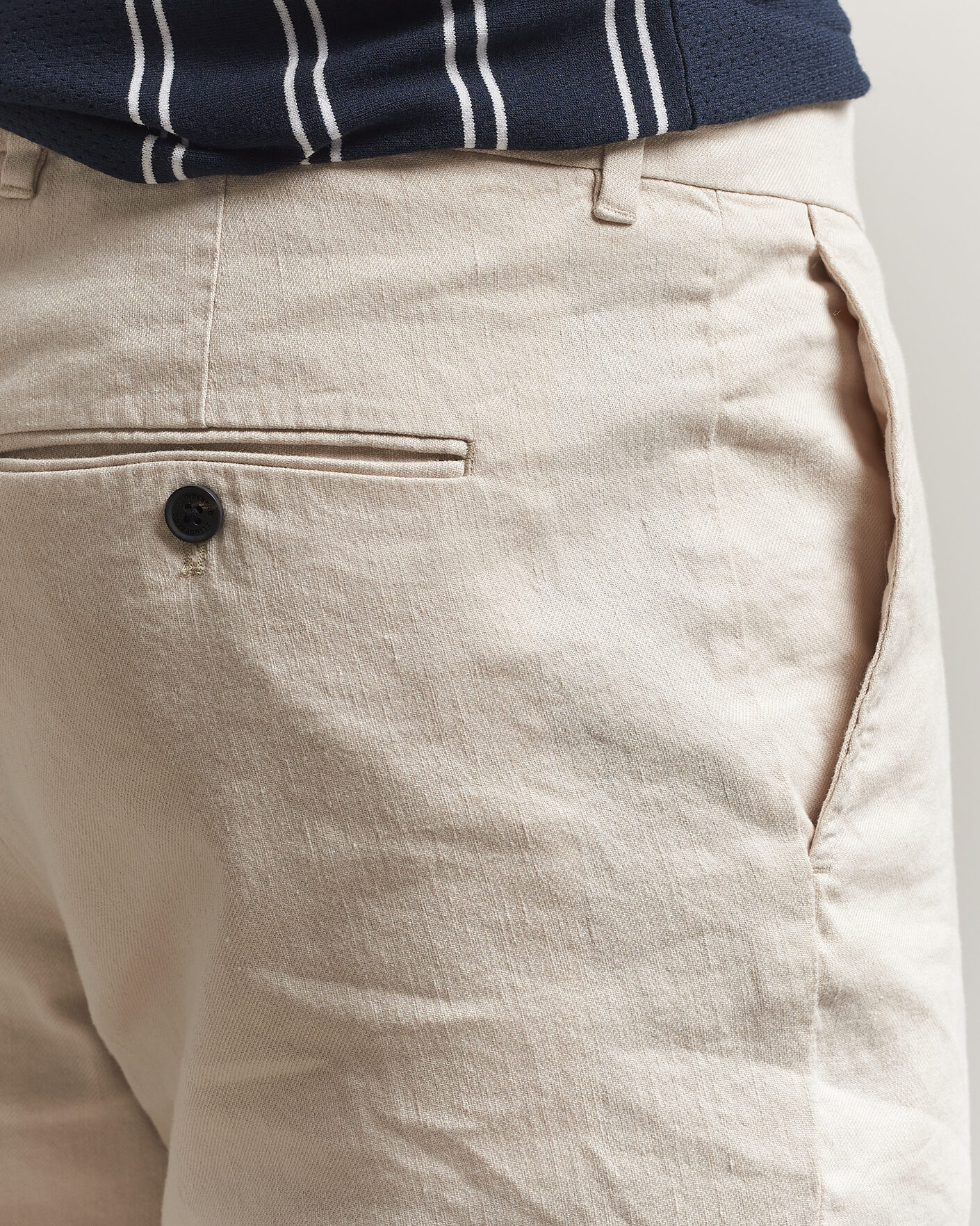 Homme | Pantalons | J.Lindeberg | Logan Stretch Linen Pants Moonbeam