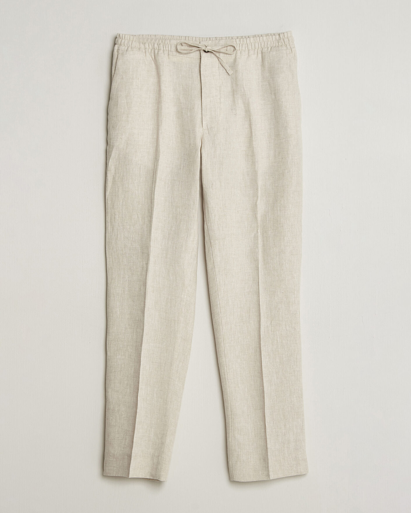 Homme | Pantalons | J.Lindeberg | Soren Drape Linen Pants Moonbeam