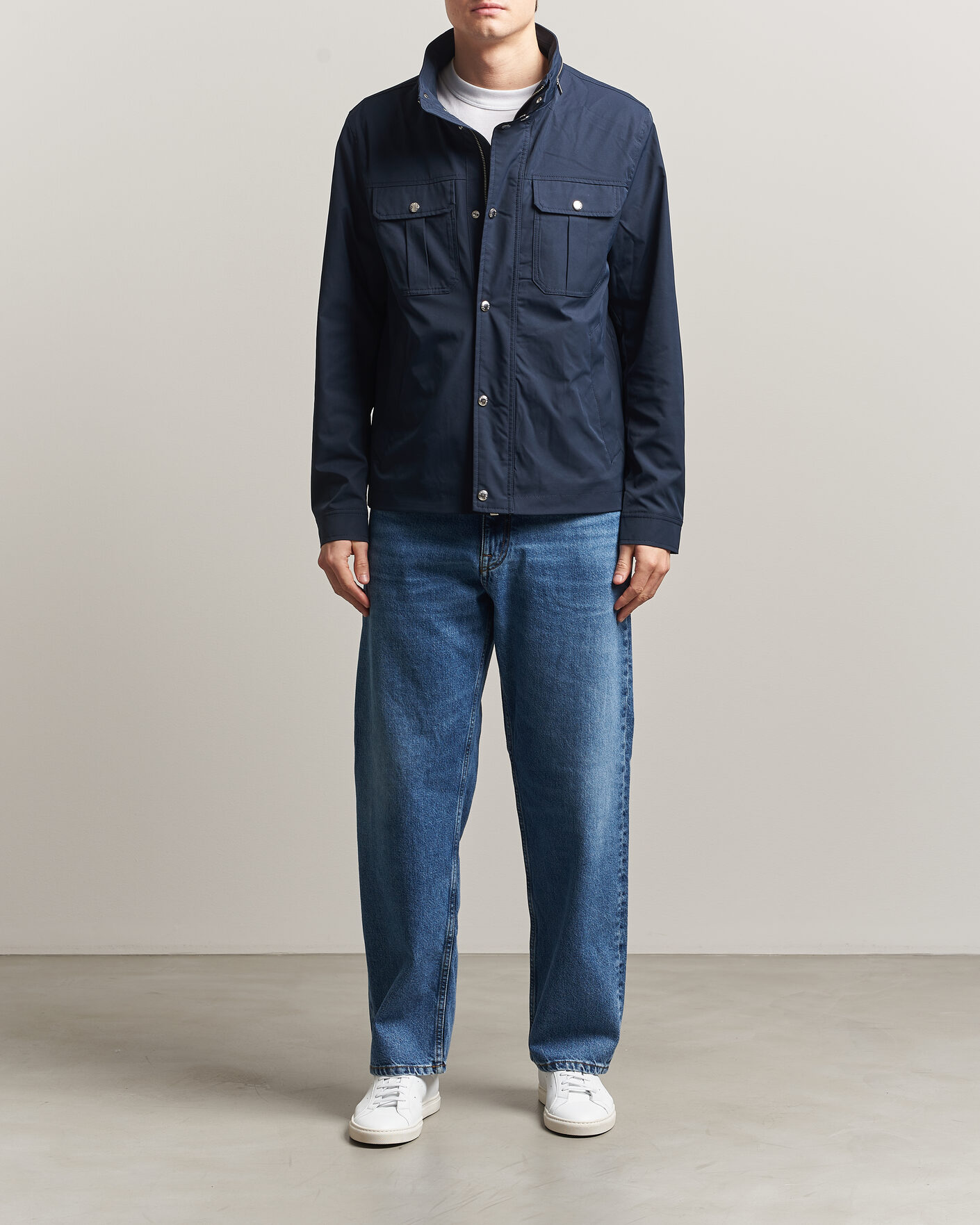 Homme | Manteaux Et Vestes | J.Lindeberg | Bailey Recyceled Poly Jacket JL Navy