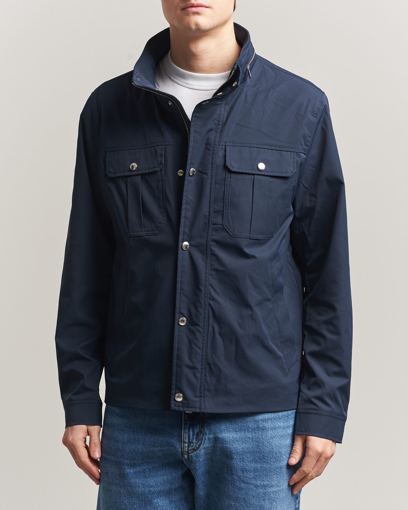Homme | Manteaux Et Vestes | J.Lindeberg | Bailey Recyceled Poly Jacket JL Navy