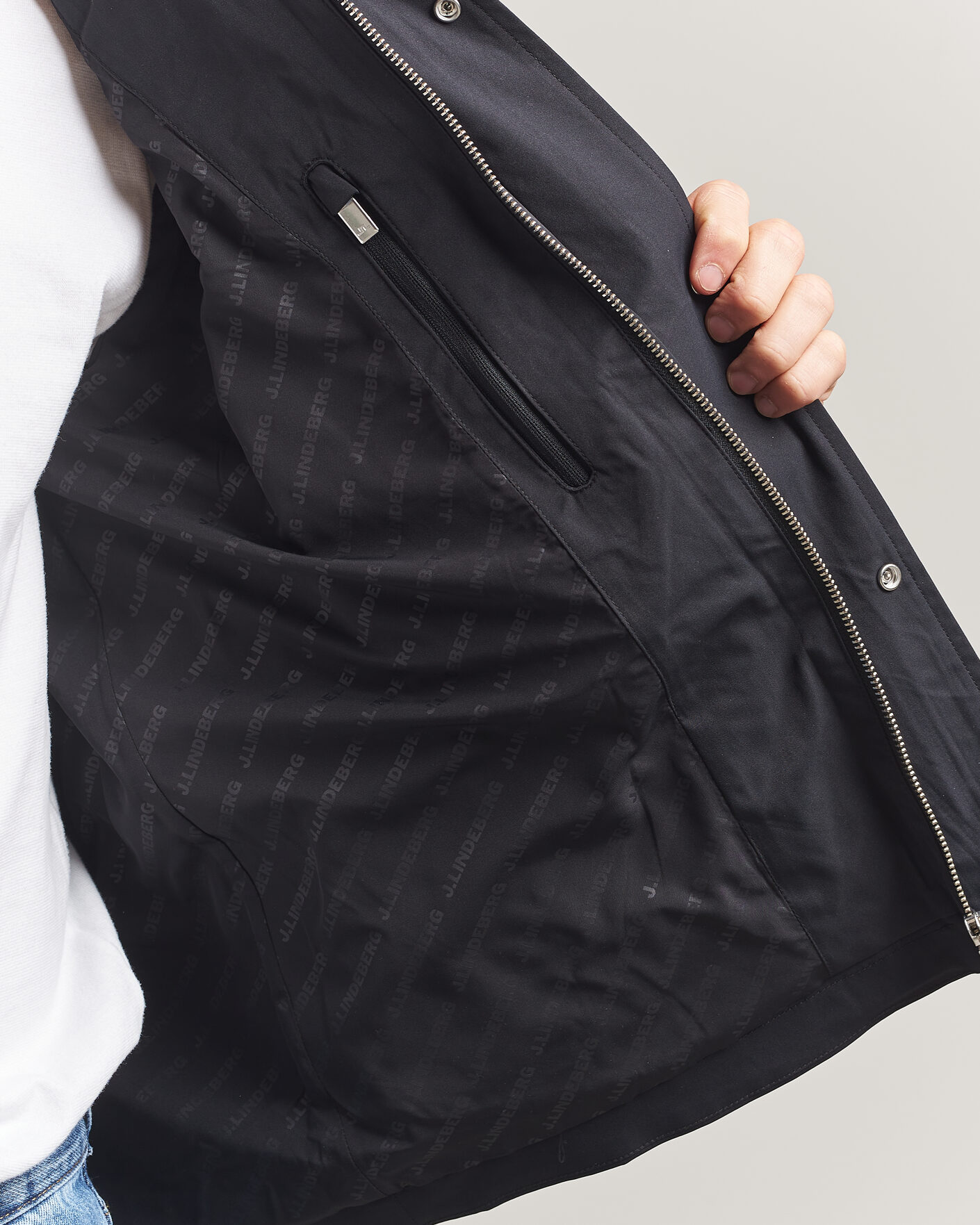 Homme | Manteaux Et Vestes | J.Lindeberg | Bailey Recyceled Poly Jacket Black