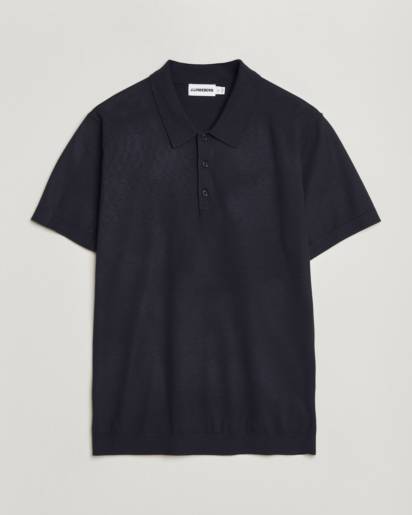 Homme | Polos | J.Lindeberg | Ridge Knitted Polo JL Navy