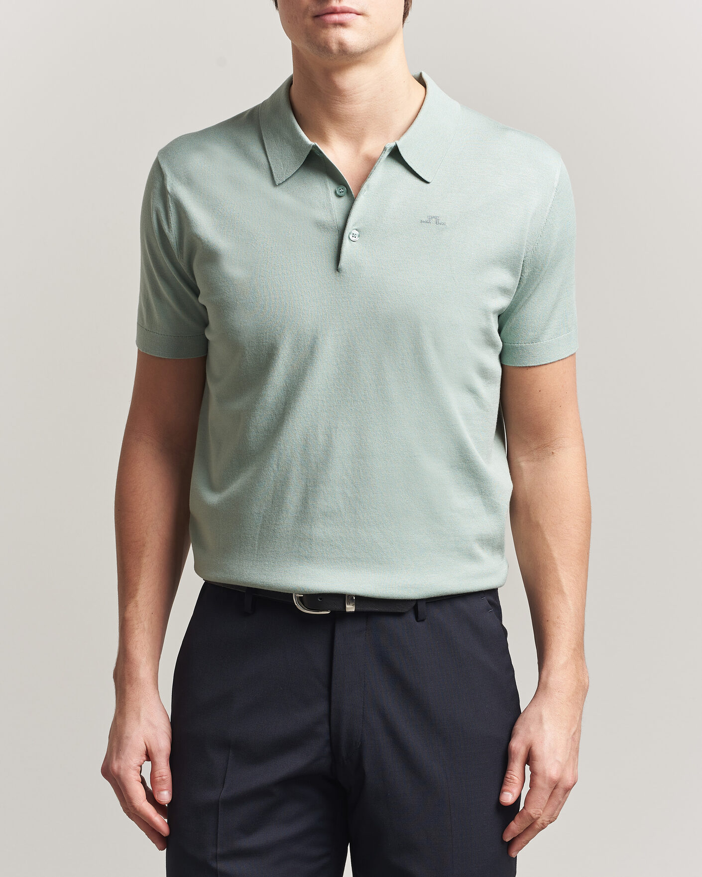 Homme | Polos | J.Lindeberg | Ridge Knitted Polo Jadeite