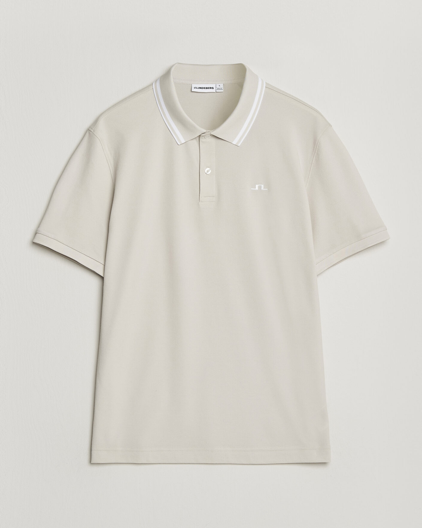 Homme | Polos | J.Lindeberg | Joey Tipping Polo Moonbeam