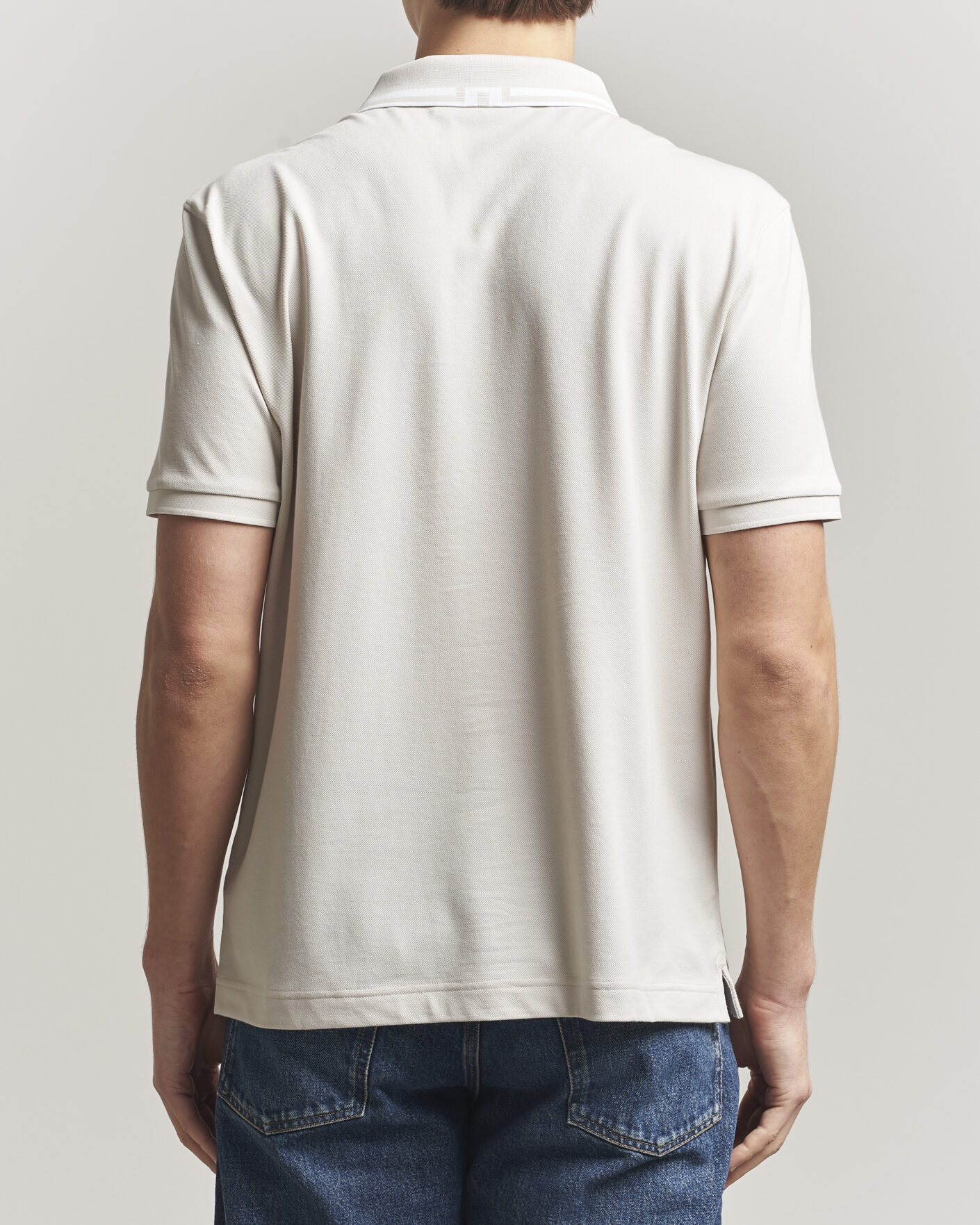 Homme | Polos | J.Lindeberg | Joey Tipping Polo Moonbeam